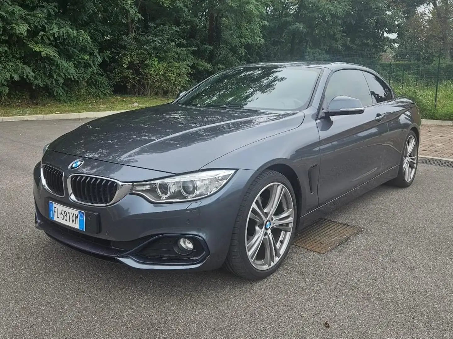 BMW 420 Serie 4 F33 2013  420d Cabrio 184cv auto SPORT Grigio - 2