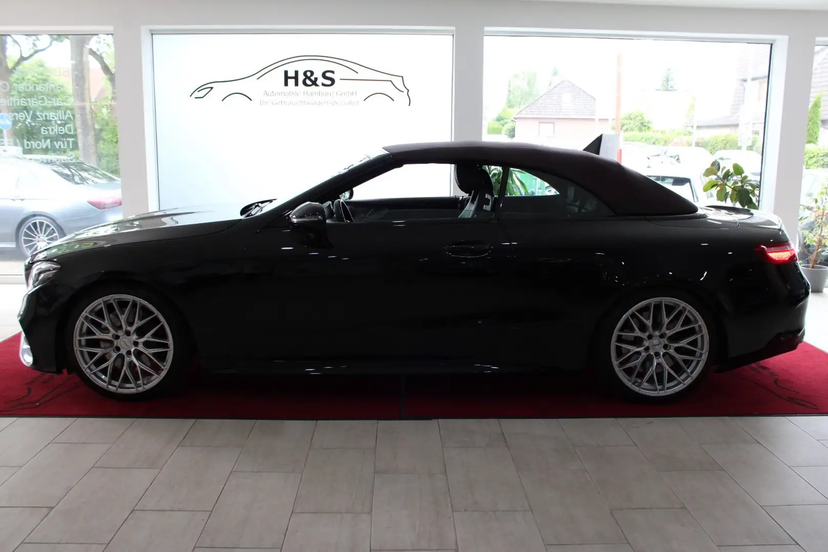 Mercedes-Benz E 450 4Matic CABRIO AMG-LINE *MEMORY/BURMESTER/LEDER* Schwarz - 2