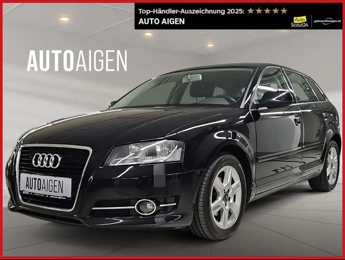 Audi A3 1.6 TDI * 1. BESITZ * KLIMA * ab € 99,- p. M. * Schwarz - 1