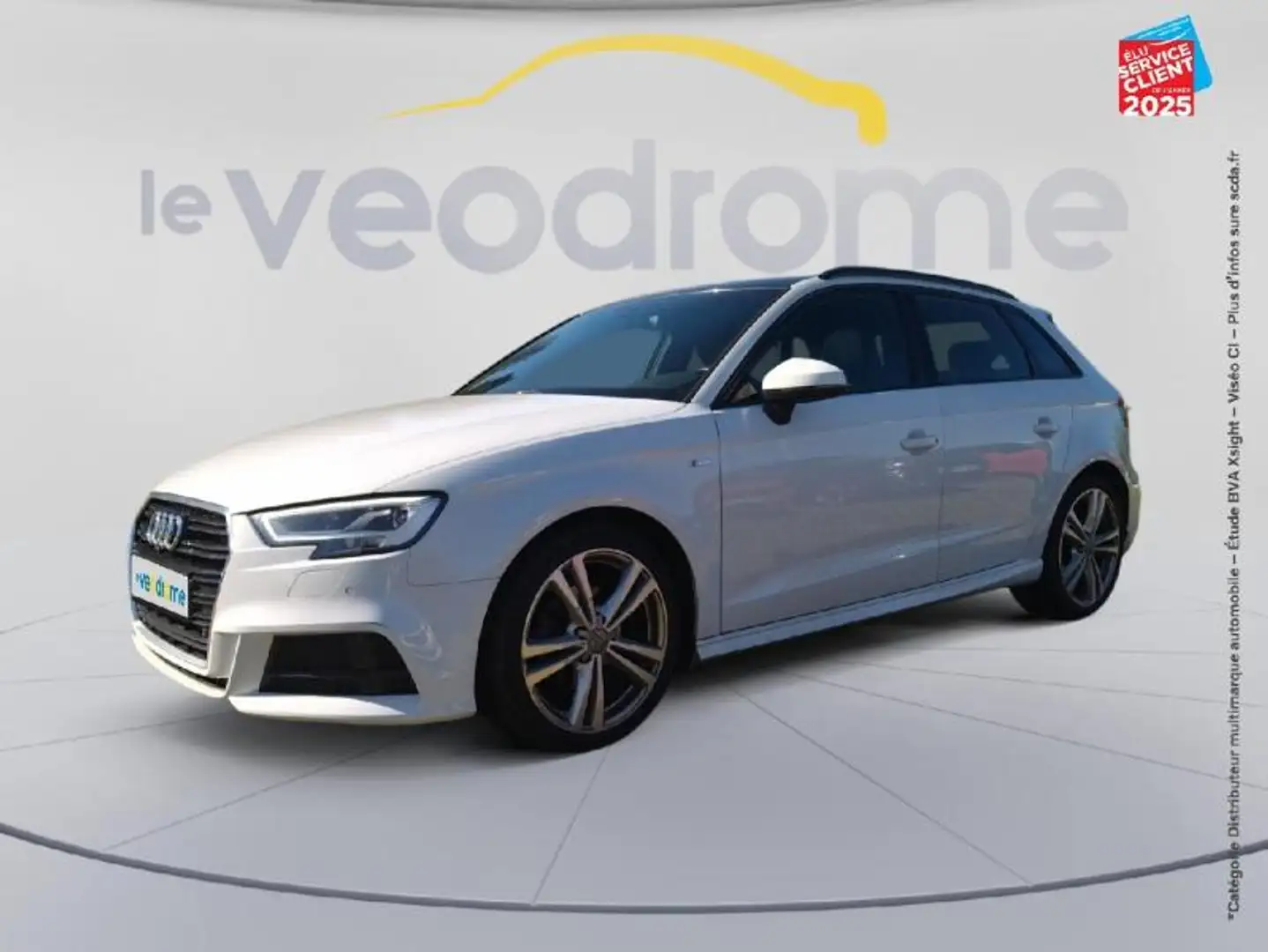 Audi A3 35 TFSI 150ch CoD S line Plus S tronic 7 Euro6d-T  Blanc - 1