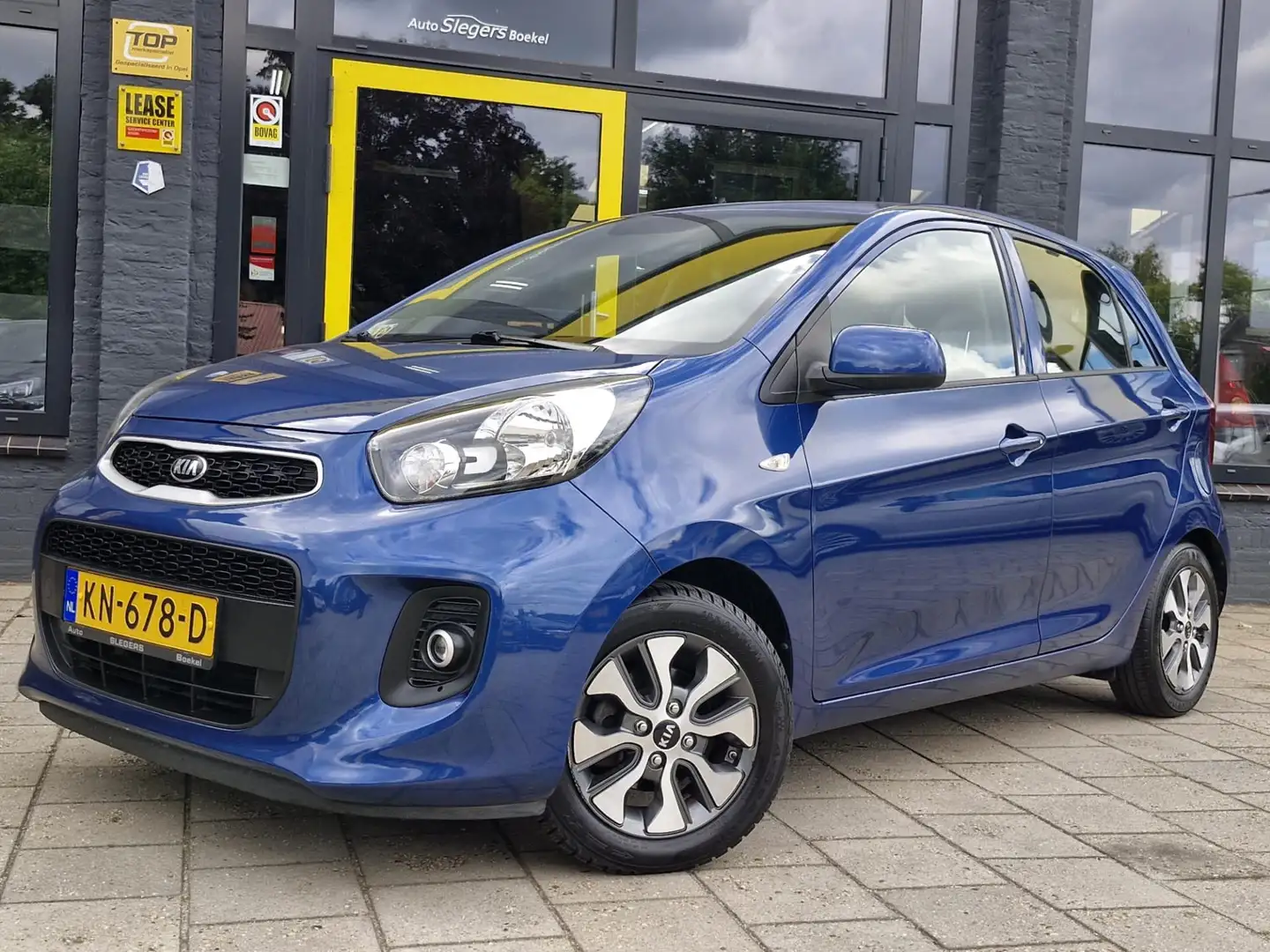 Kia Picanto 1.0 CVVT EconomyPlusLine | Camera | Navi | Telefoo Blauw - 1