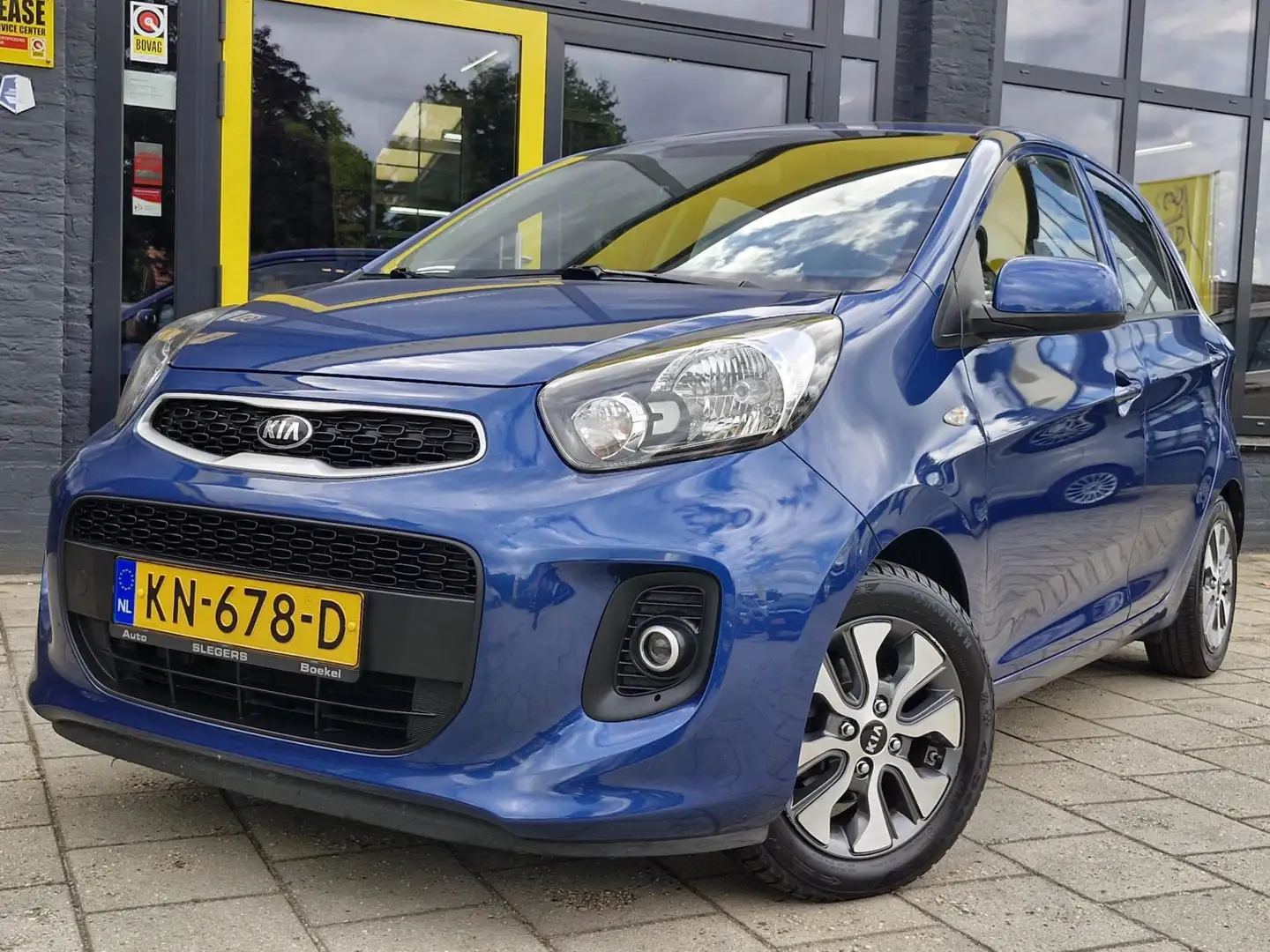 Kia Picanto 1.0 CVVT EconomyPlusLine | Camera | Navi | Telefoo Blauw - 2