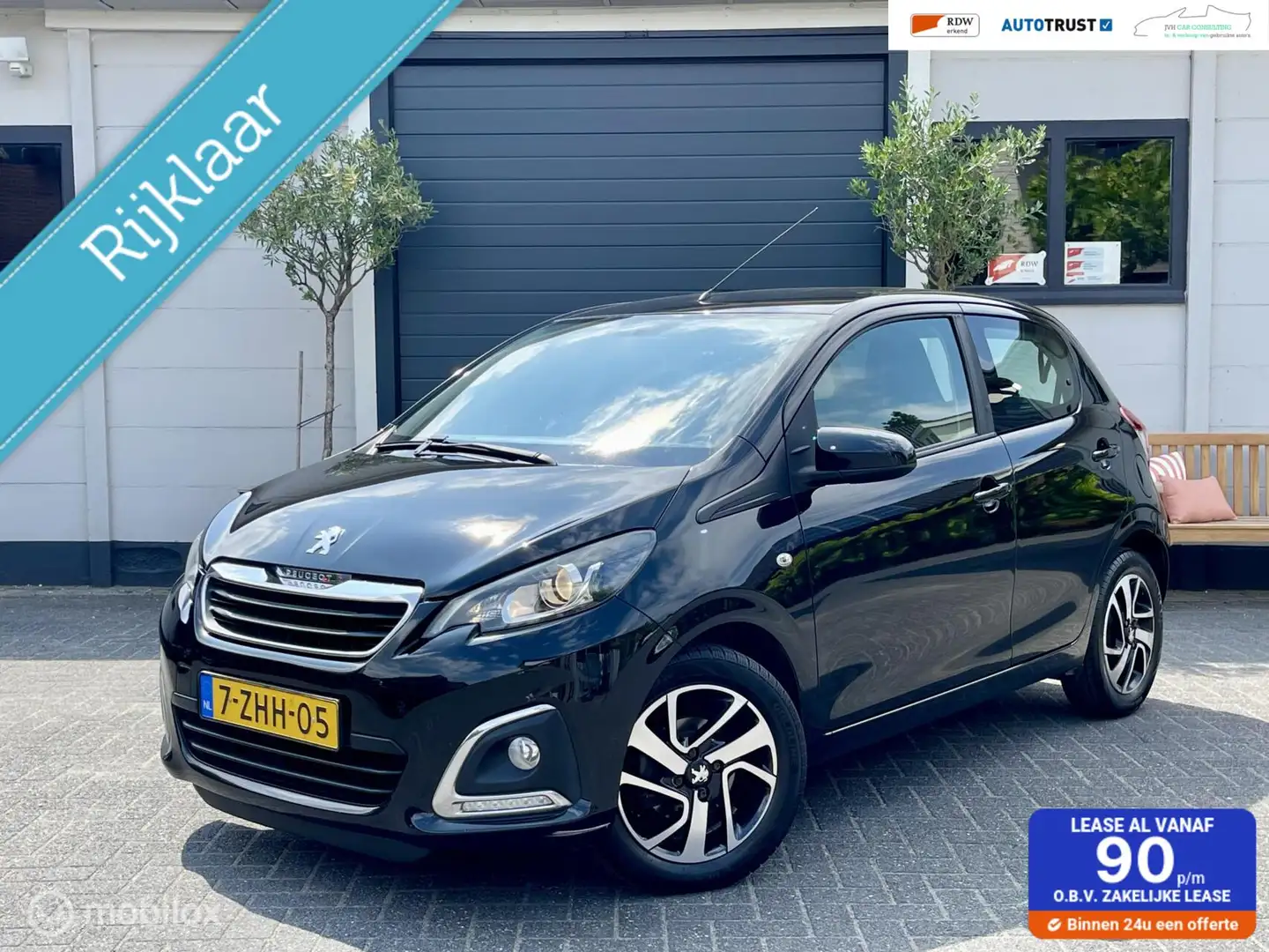 Peugeot 108 1.2 VTi Allure|RIJKLAAR|CAMERA|CLIMATE|2E EIG|LM Zwart - 1