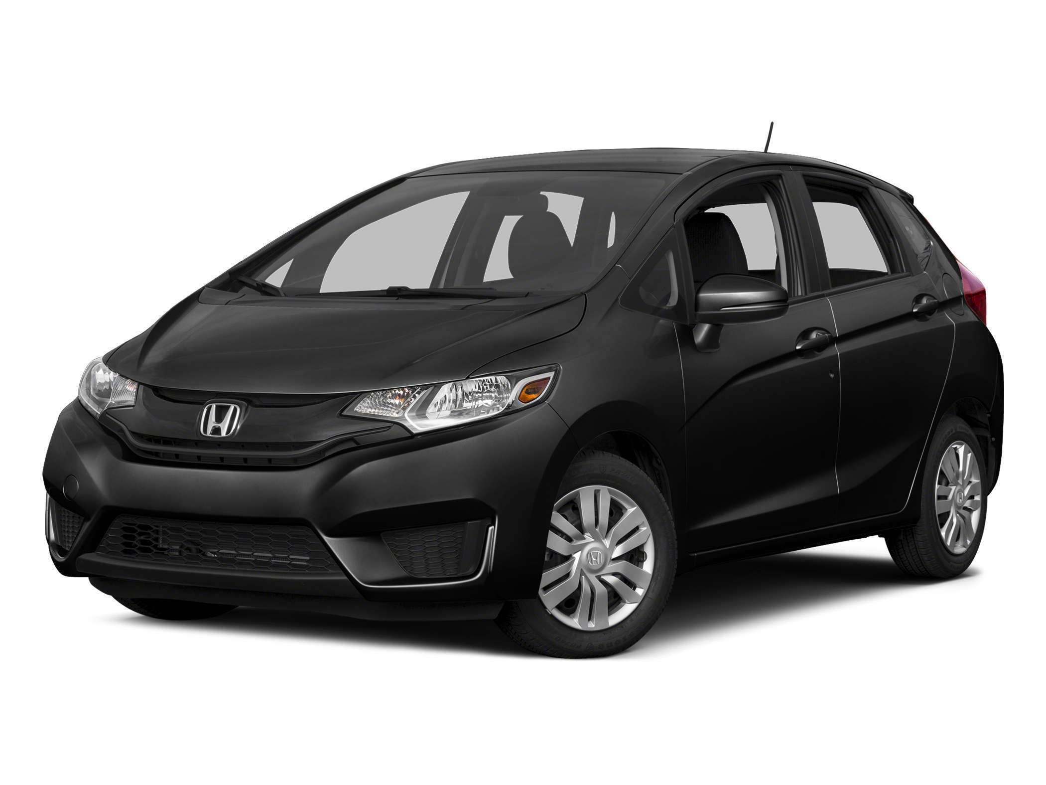 Black 2015 Honda Fit Hatchback Front-Wheel Drive Automatic