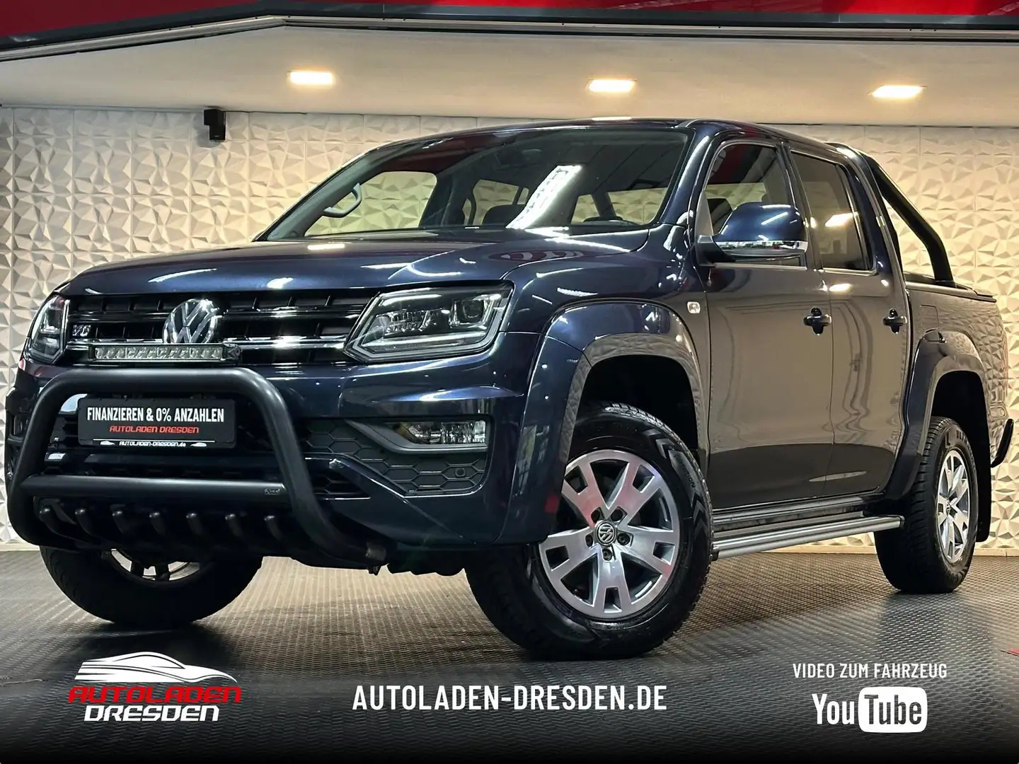 Volkswagen Amarok 3.0TDI COMFORTLINE DOKA 4M* BIXEN#SHZ#AHK Blau - 1