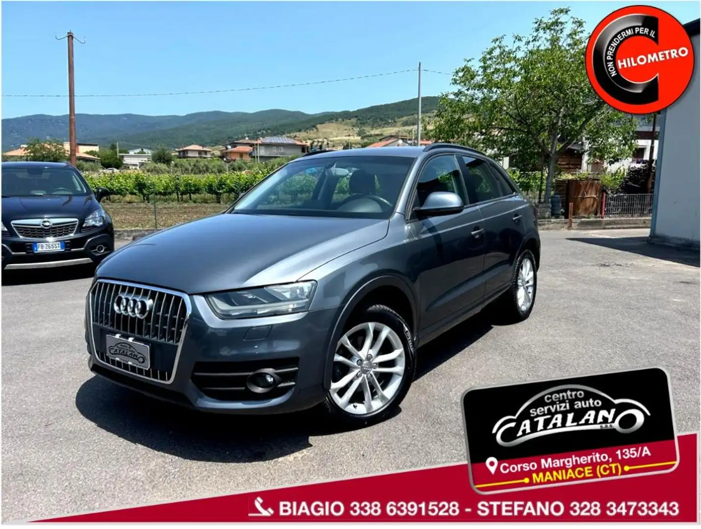 Audi Q3 2.0 TDI 140 CV Advanced Plus Gris - 1