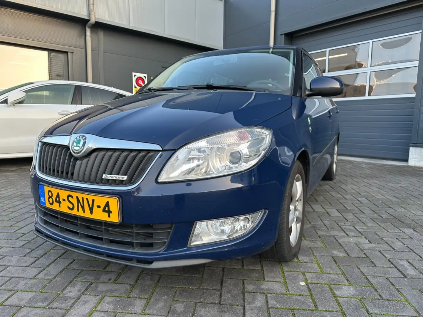 Skoda Fabia 1.2 TDi Greenline met trekhaak, airco, elektrische Blau - 1