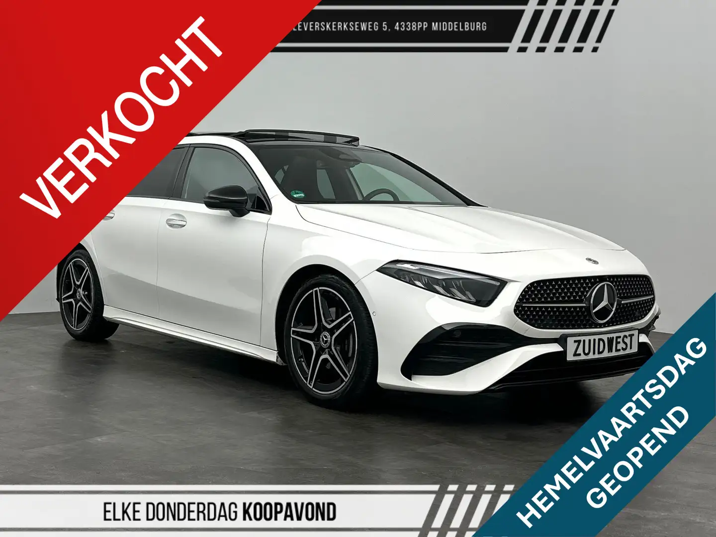 Mercedes-Benz A 180 AMG Pano Sfeer Keyless Camera BTW Alb - 1