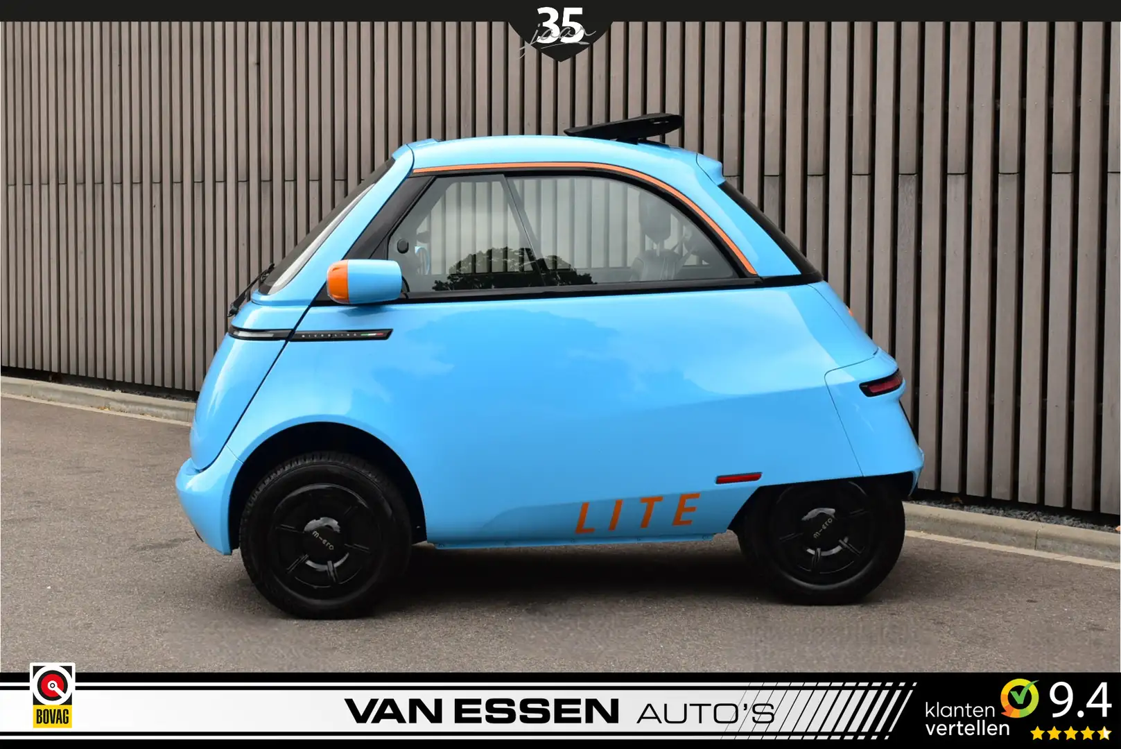 Micro Microlino compact car Brommobiel Lite 5.5 kWh L6 Venice blue - 2
