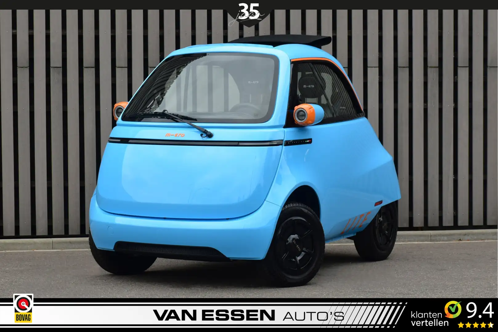 Micro Microlino compact car Brommobiel Lite 5.5 kWh L6 Venice blue - 1
