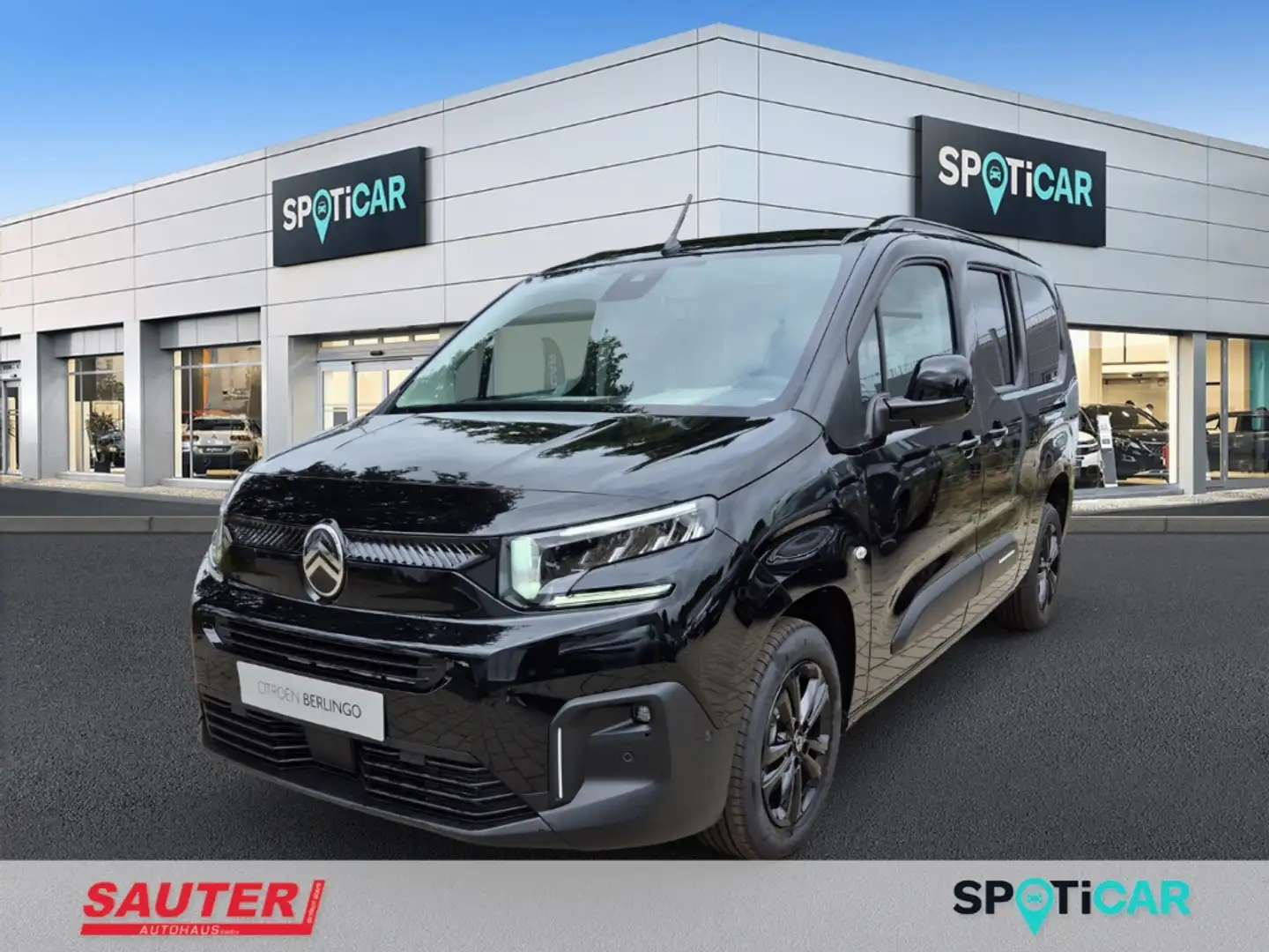 Citroen Berlingo Max XL 1.5 BlueHDi 130 EAT8, 7 Sitzer u. AHK vor. Schwarz - 1