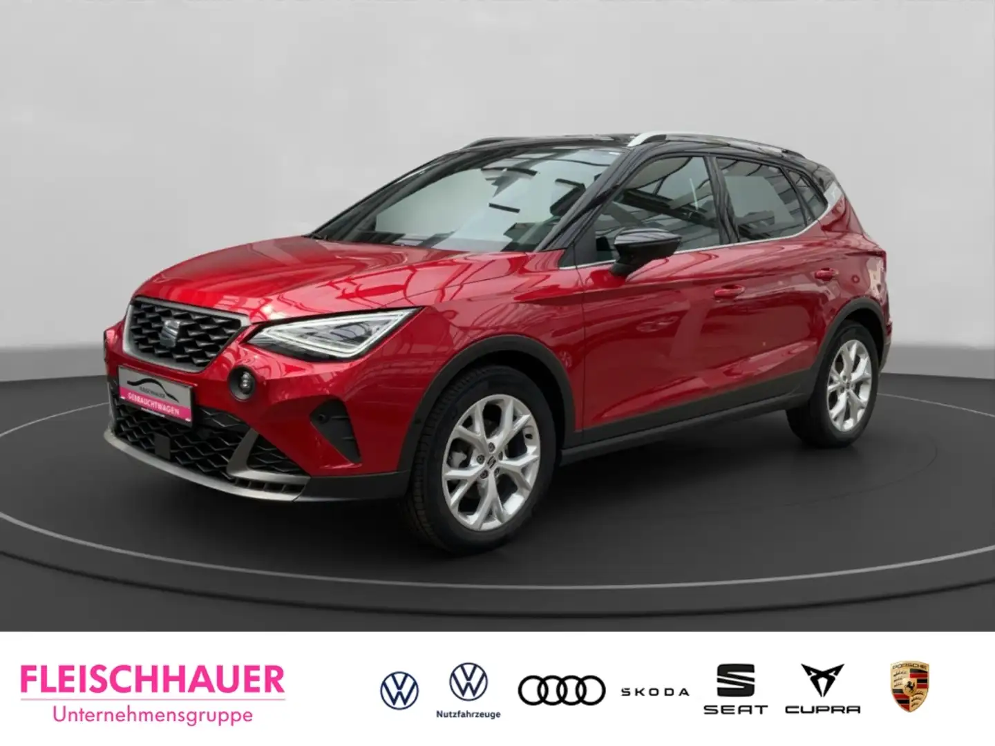 SEAT Arona 1.5 TSI DSG FR Navi Digitales Cockpit LED ACC Appl Rot - 1