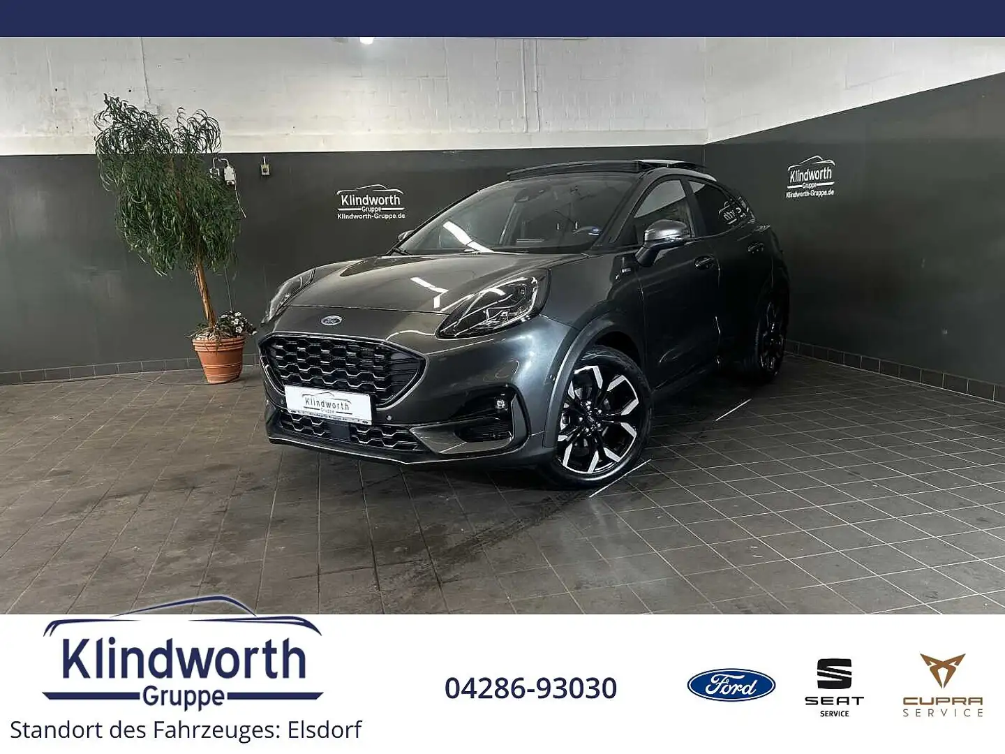 Ford Puma 1.0 E.Boost Hybrid Aut. ST-Line X +AHK+Pano Grau - 1