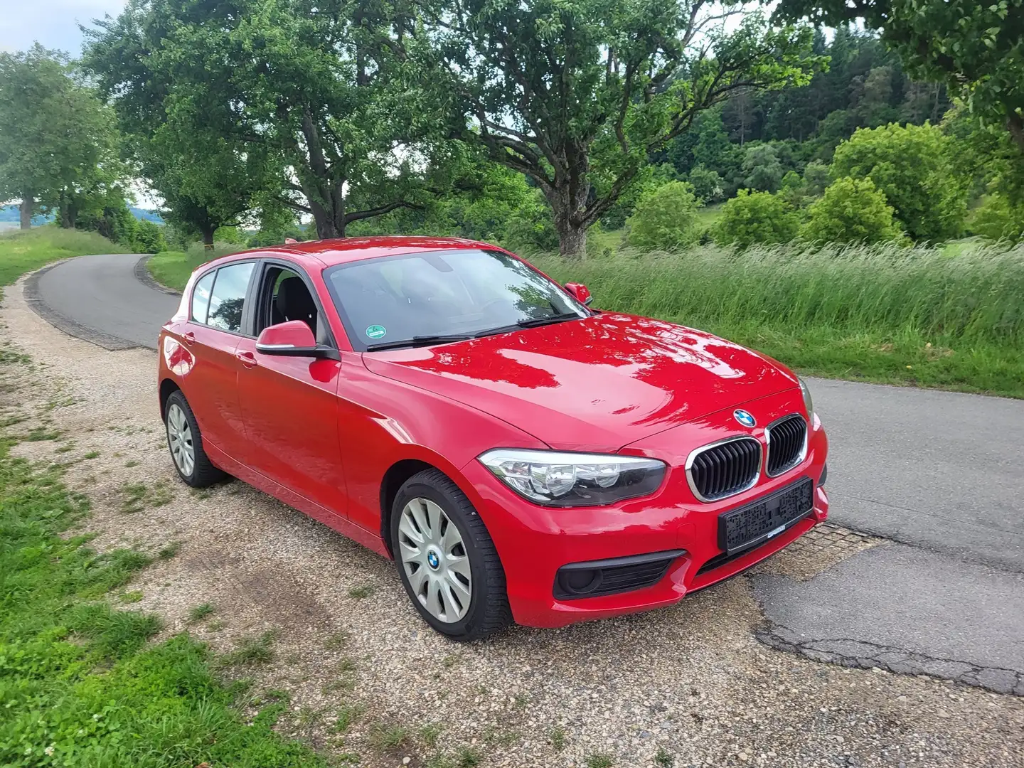 BMW 118 118 i Sport-Line Rouge - 2