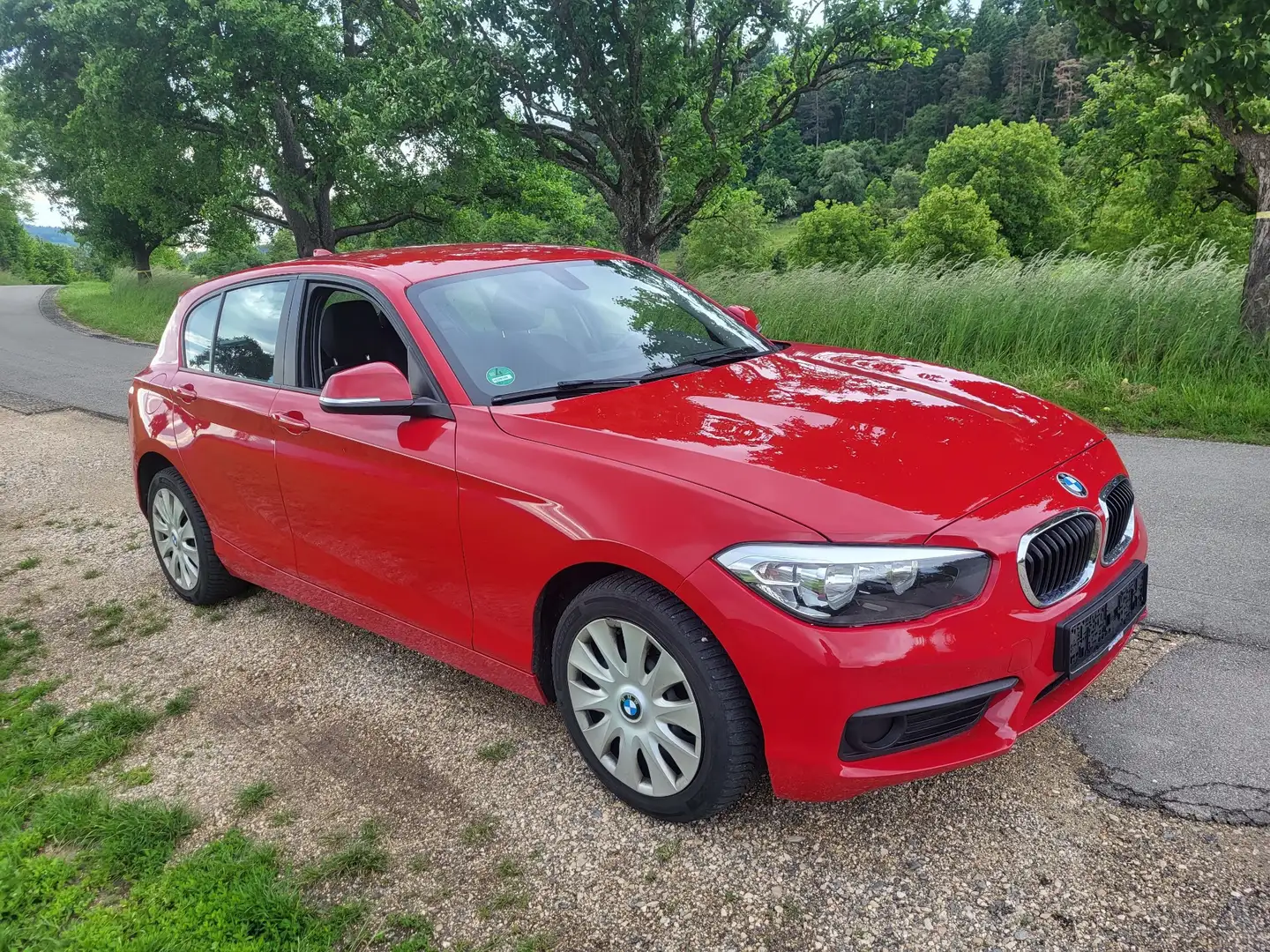 BMW 118 118 i Sport-Line Rouge - 1