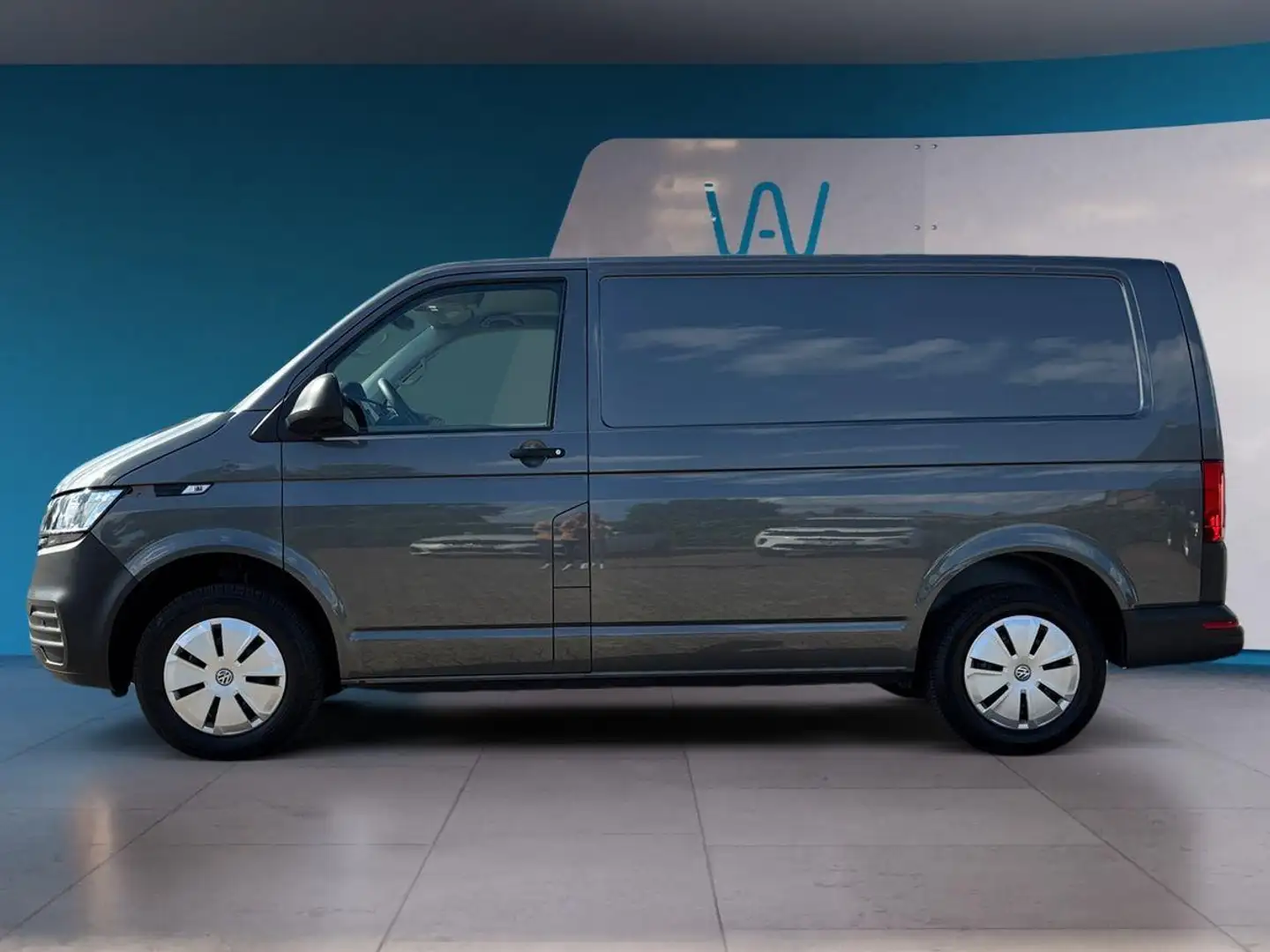Volkswagen T6.1 Transporter 2.0 TDI DSG PDC KLIMA NAVI AHK Gris - 2