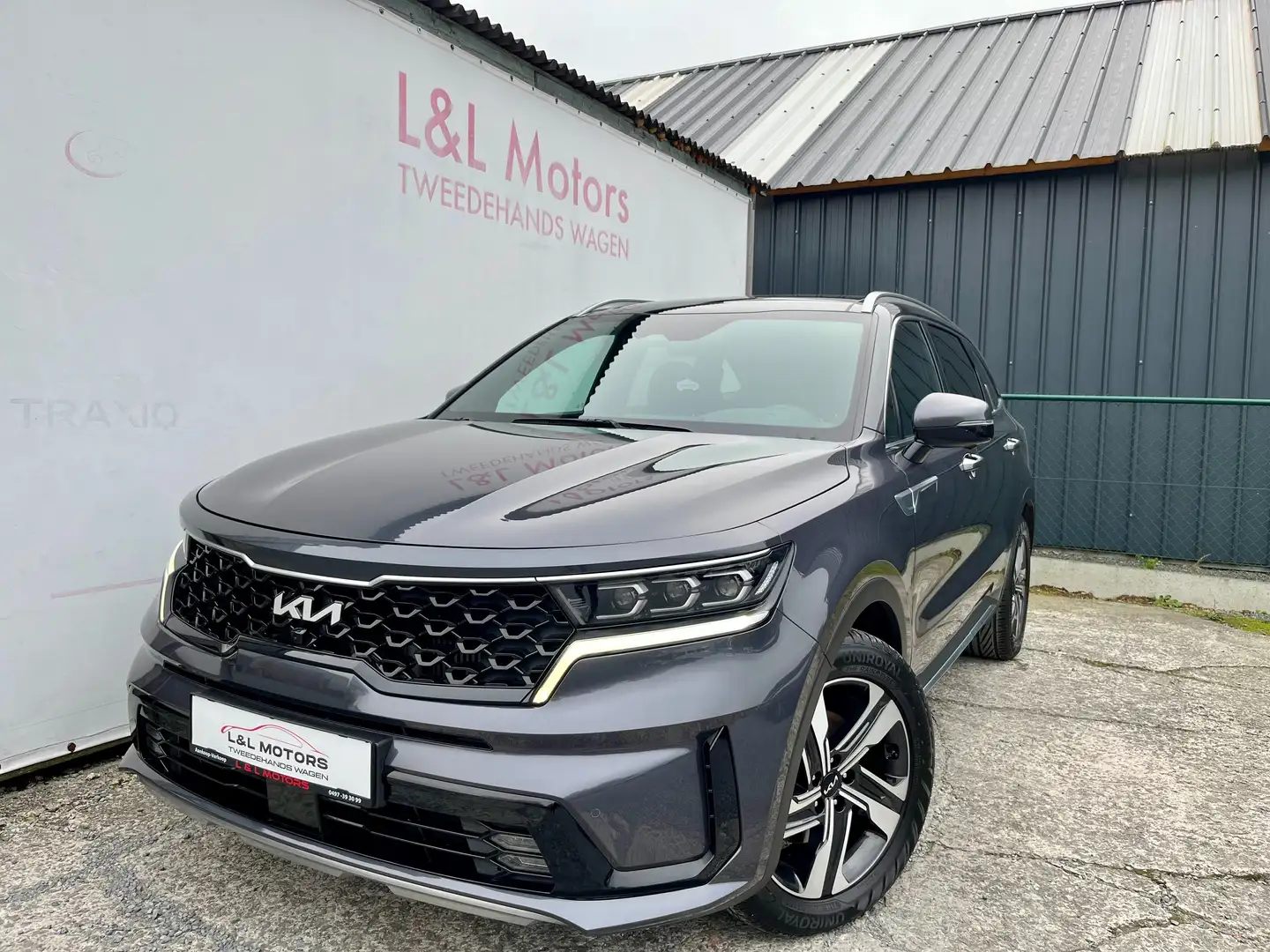 Kia Sorento PHEV 1.6 TGI AWD Sense 7pl. (195kW)*Full Options* Grijs - 1