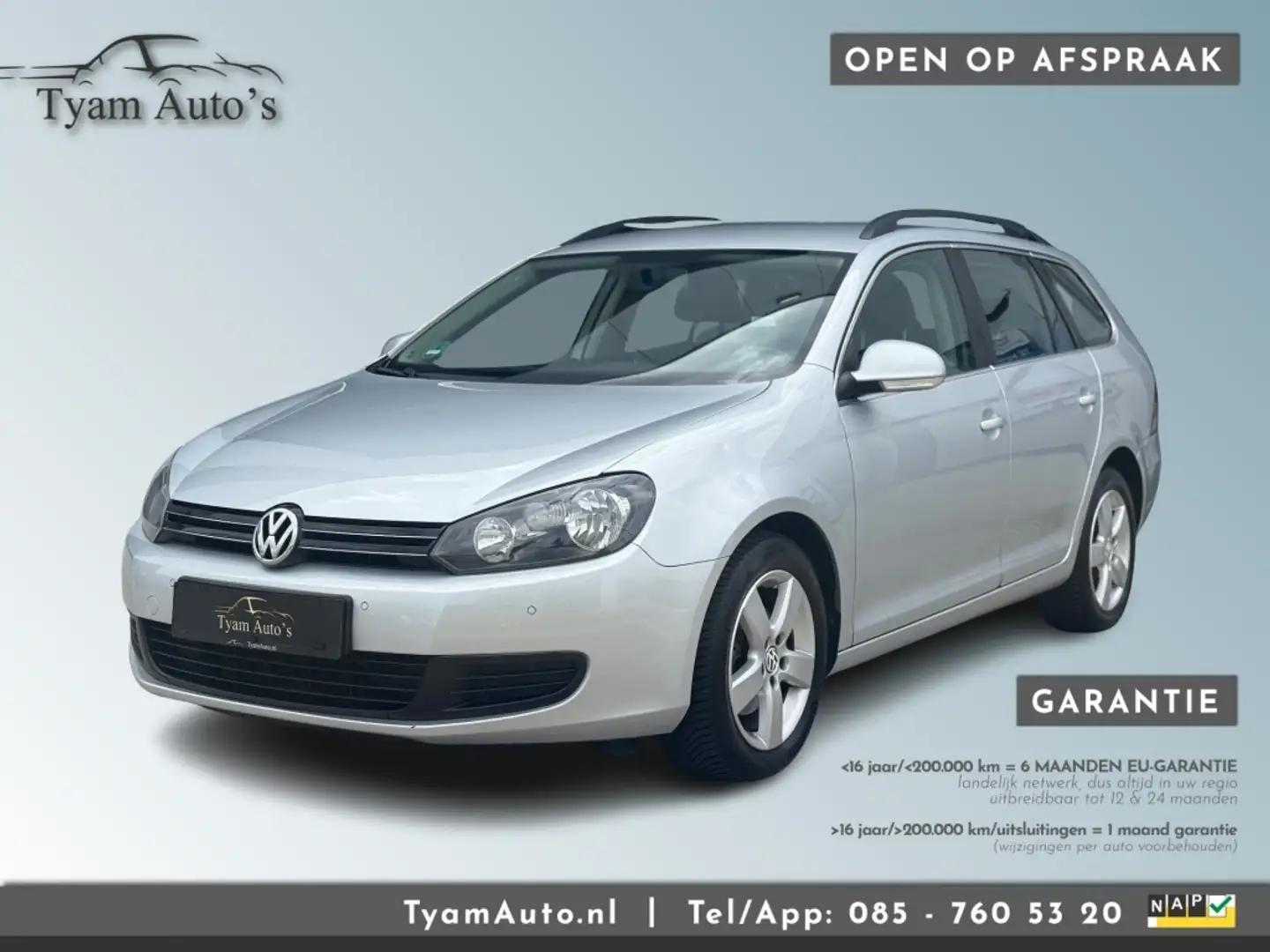 Volkswagen Golf Variant VARIANT 1.4 TSI COMFORT / AIRCO PARKEERSENSOREN RO Argent - 1