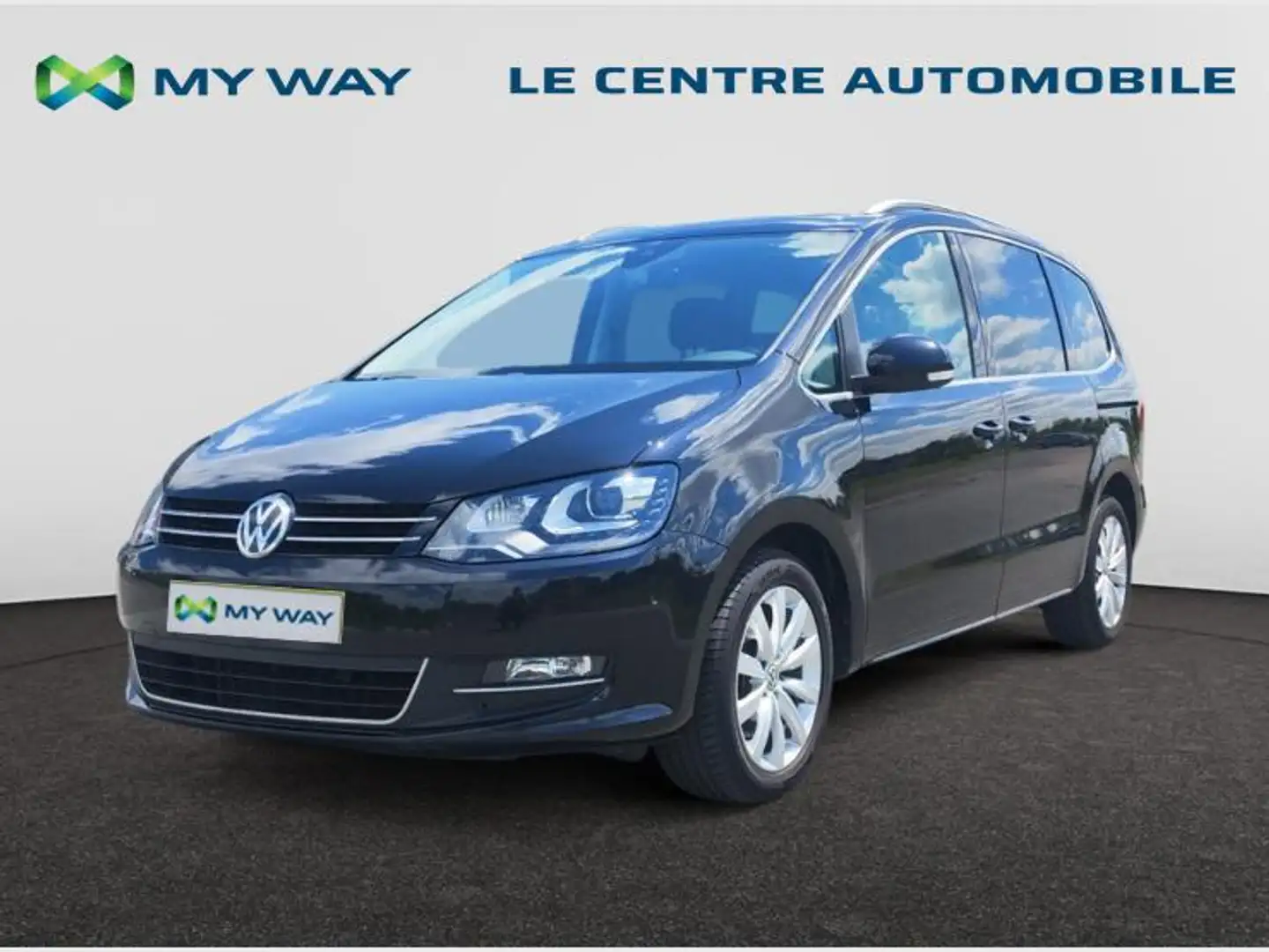 Volkswagen Sharan Sharan HL 2.0 TDI SCR 110 kW (150 ch) 6 vitesses manuel Czarny - 1