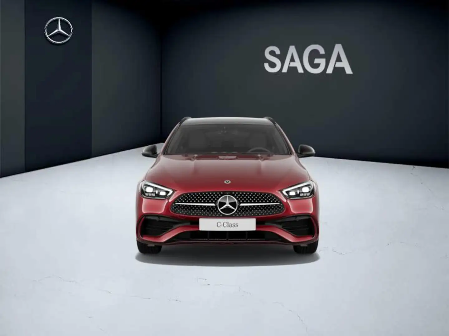 Mercedes-Benz C 300 de Break AMG Line Rood - 2