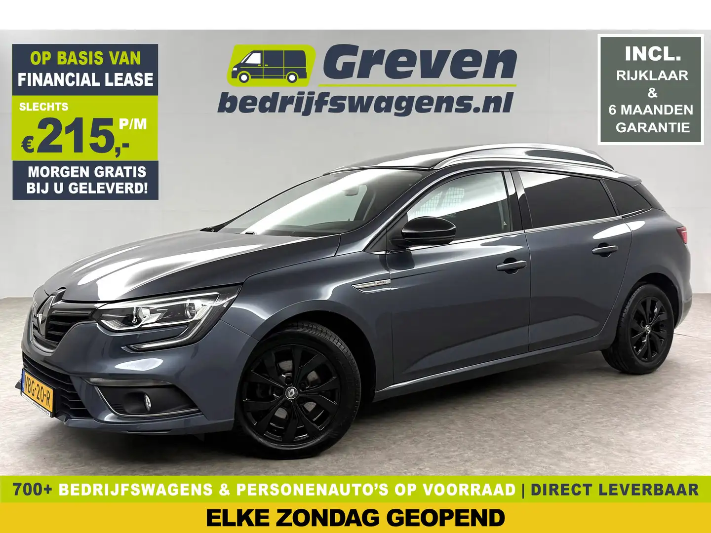 Renault Megane Energy TCe Limited | MARGE | VAN | Grijs kenteken Szary - 1