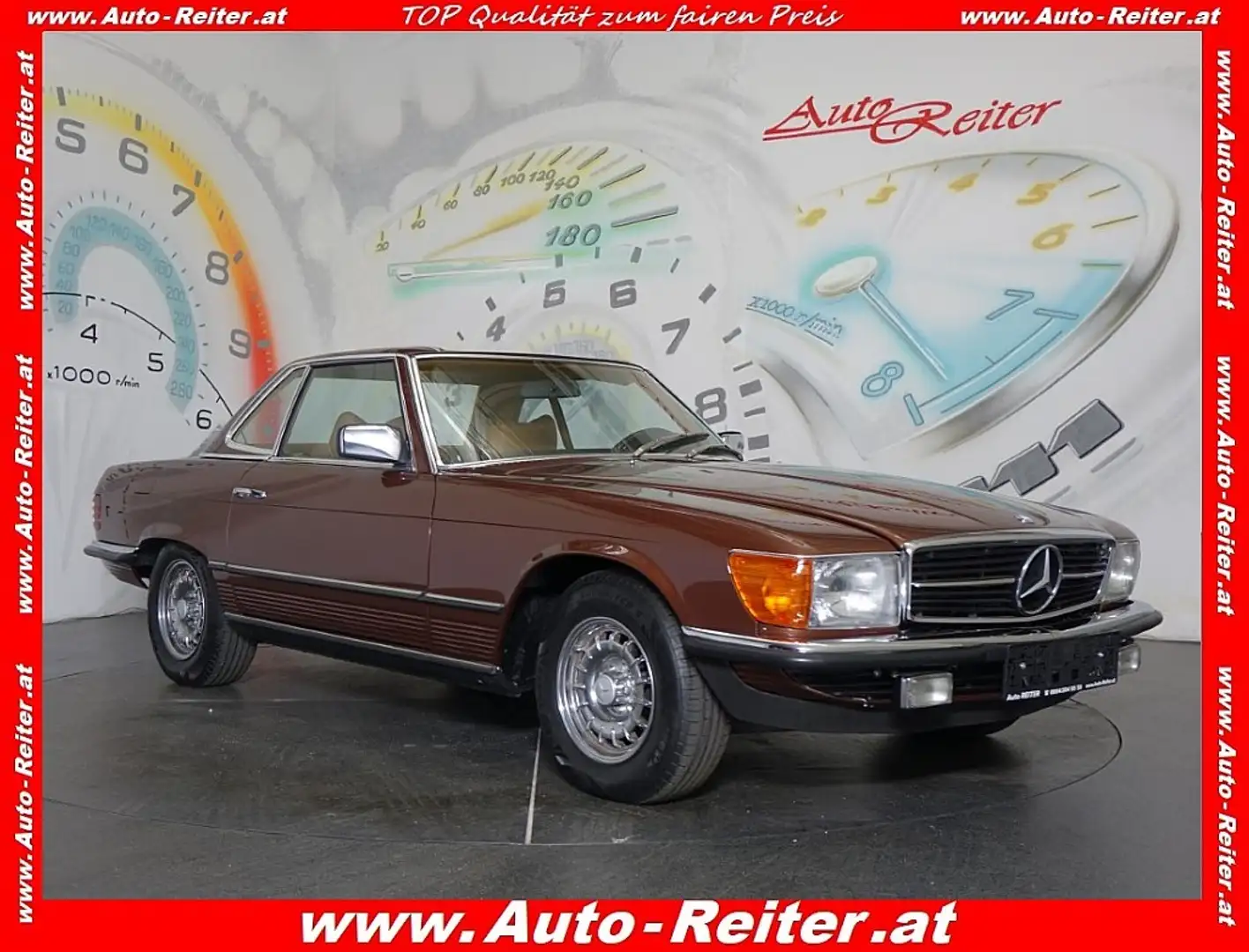 Mercedes-Benz SL 450 Cabrio NUR 88500KM! Topzustand Brun - 1
