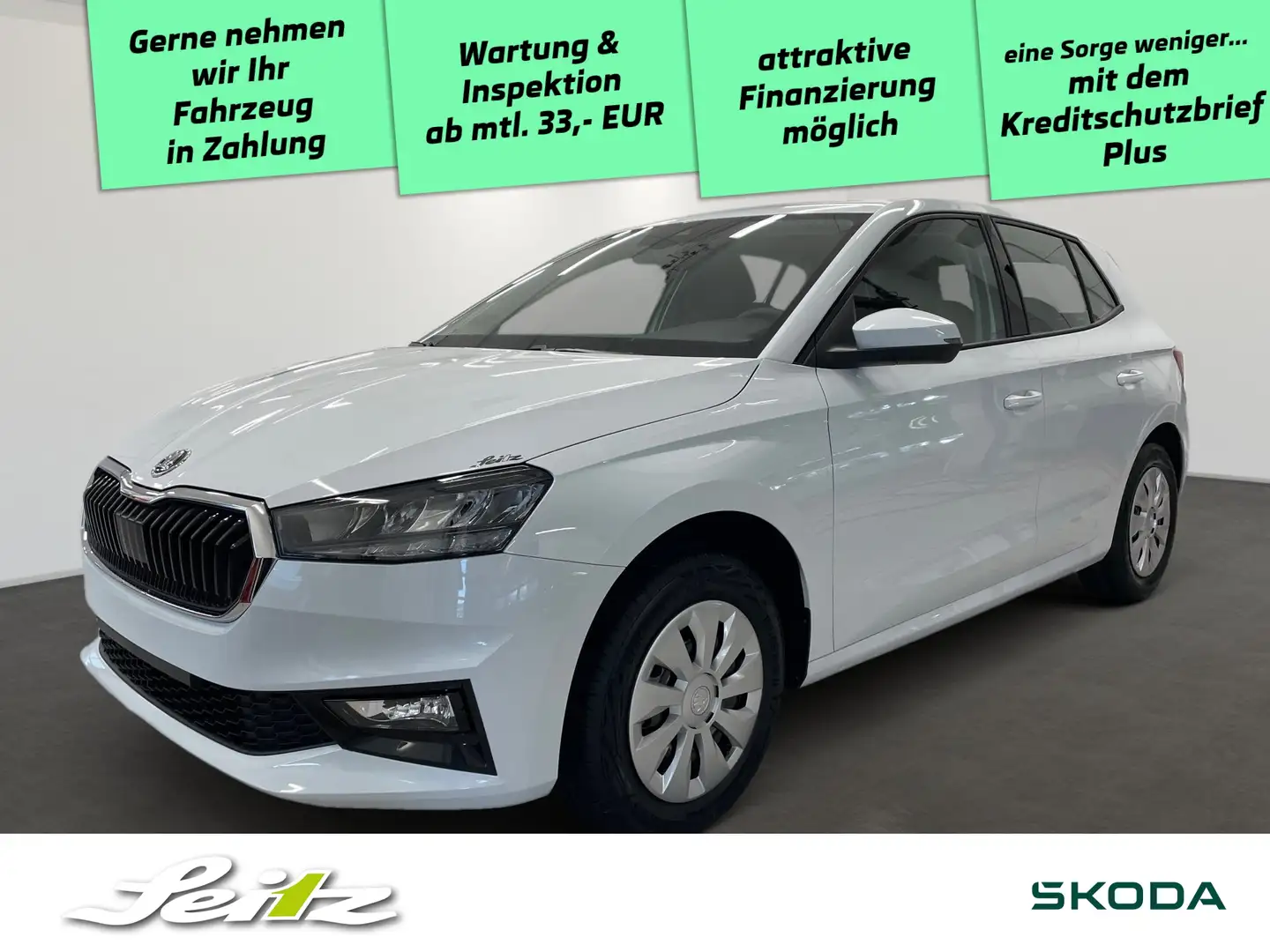 Skoda Fabia 1.0 TSI Selection *APPCON*LED*WINTERPAKET* Weiß - 1