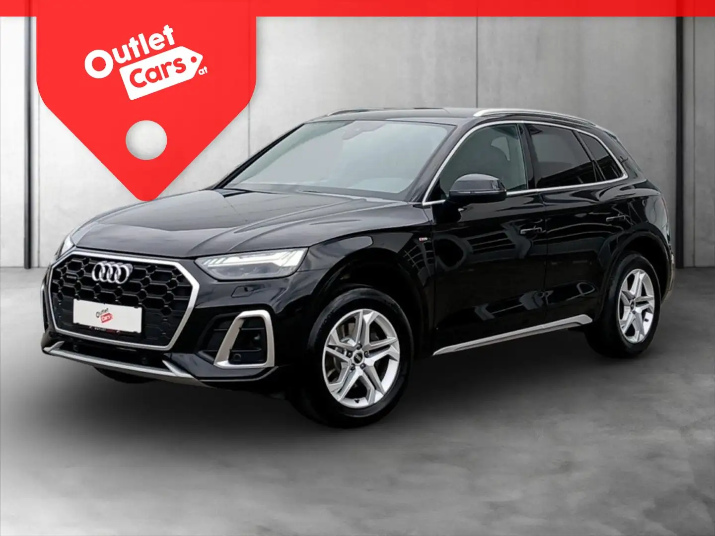 Audi Q5 40 TDI Aut. quattro S-Line MATRIX+AHK+LED+NAVI Schwarz - 1