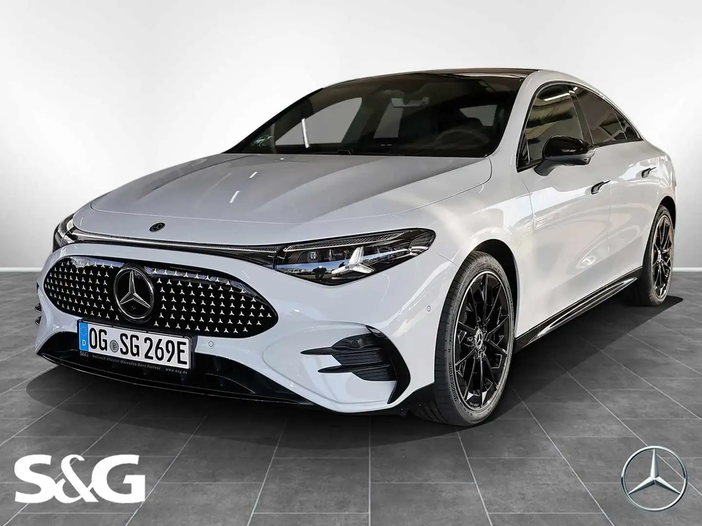 Mercedes-Benz CLA 250 + AMG *Neu* Superscreen+360°+M-LED+Pano Alb - 1