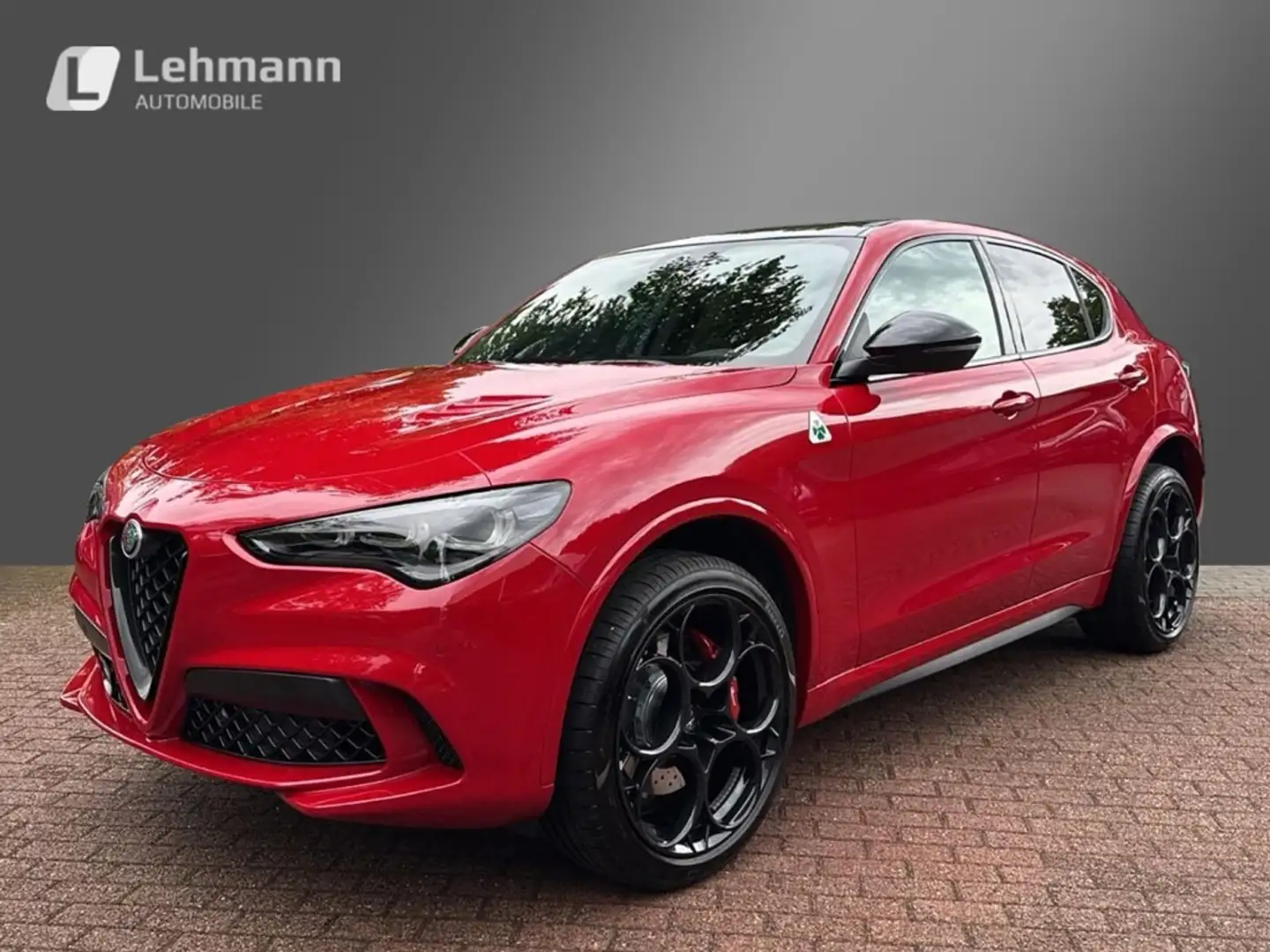 Alfa Romeo Stelvio 2.9 V6 Bi-turbo Quadrifoglio+LED+PANO+21Zoll+ Rouge - 1
