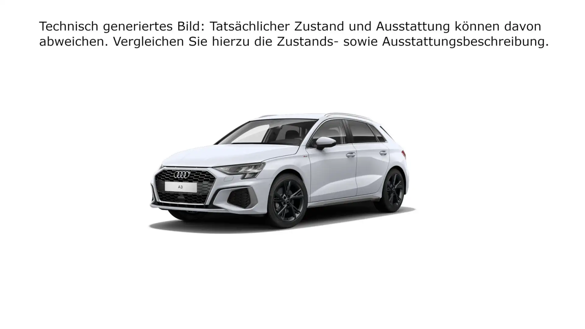 Audi A3 35 TFSI Sportback S line Weiß - 2