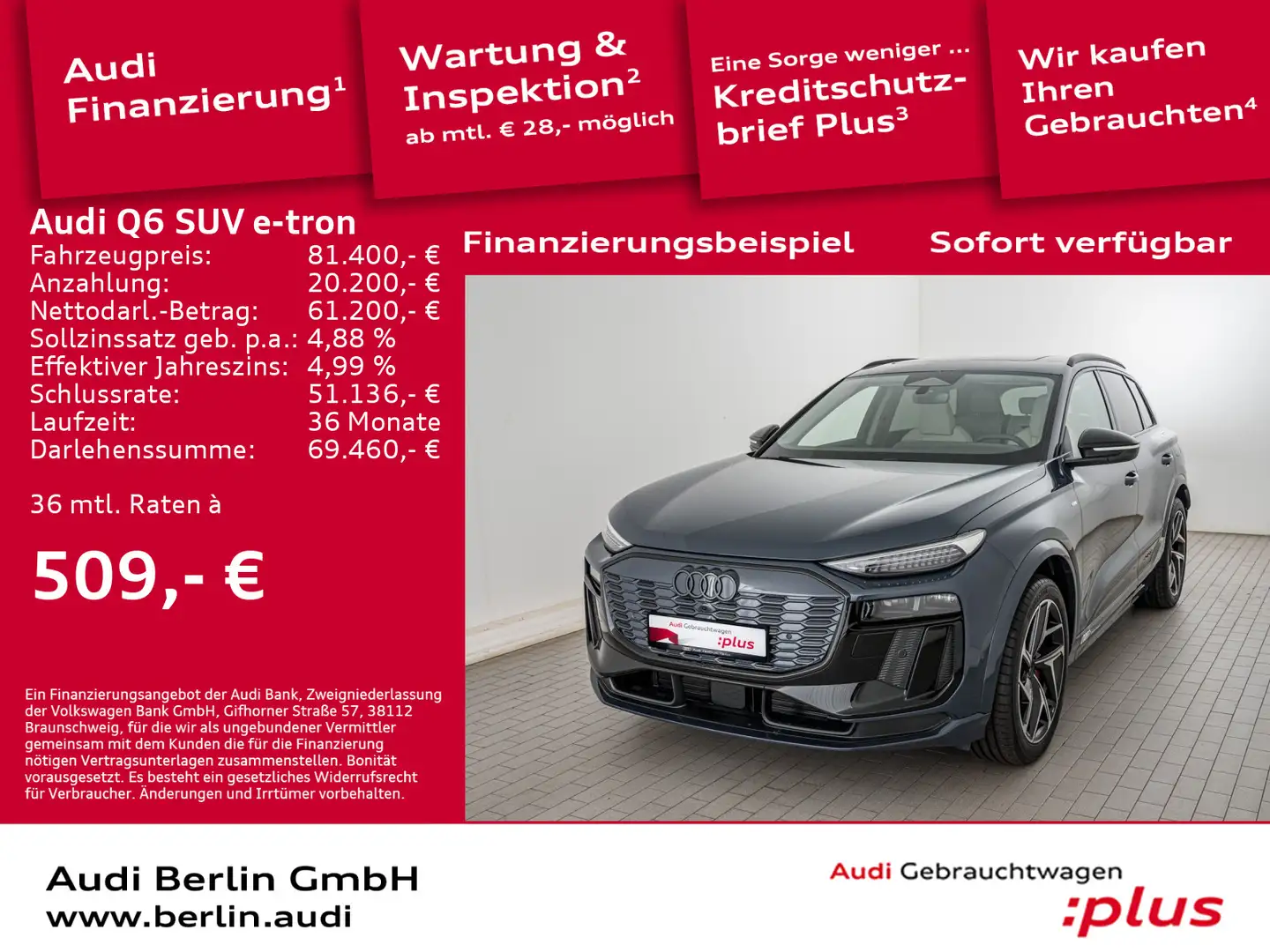 Audi Q6 performance Albastru - 1