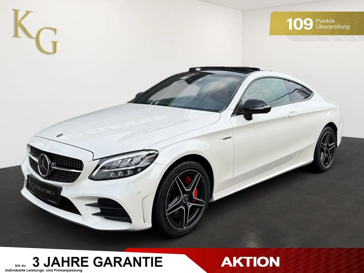 Mercedes-Benz C 300 d 4Matic AMG-Line Soundgenerator ab ca. 343€ mona Weiß - 1