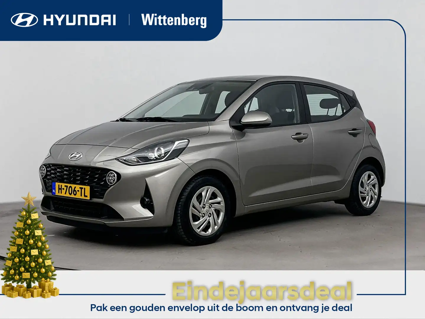 Hyundai i10 1.0 PREMIUM | NAVI | CLIMA | CAMERA | CRUISE | PDC Grijs - 1