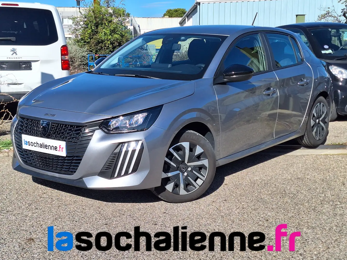 Peugeot 208 PureTech 100 S\u0026amp;S BVM6 Active + radar recul + peinture métalisée Gris - 1