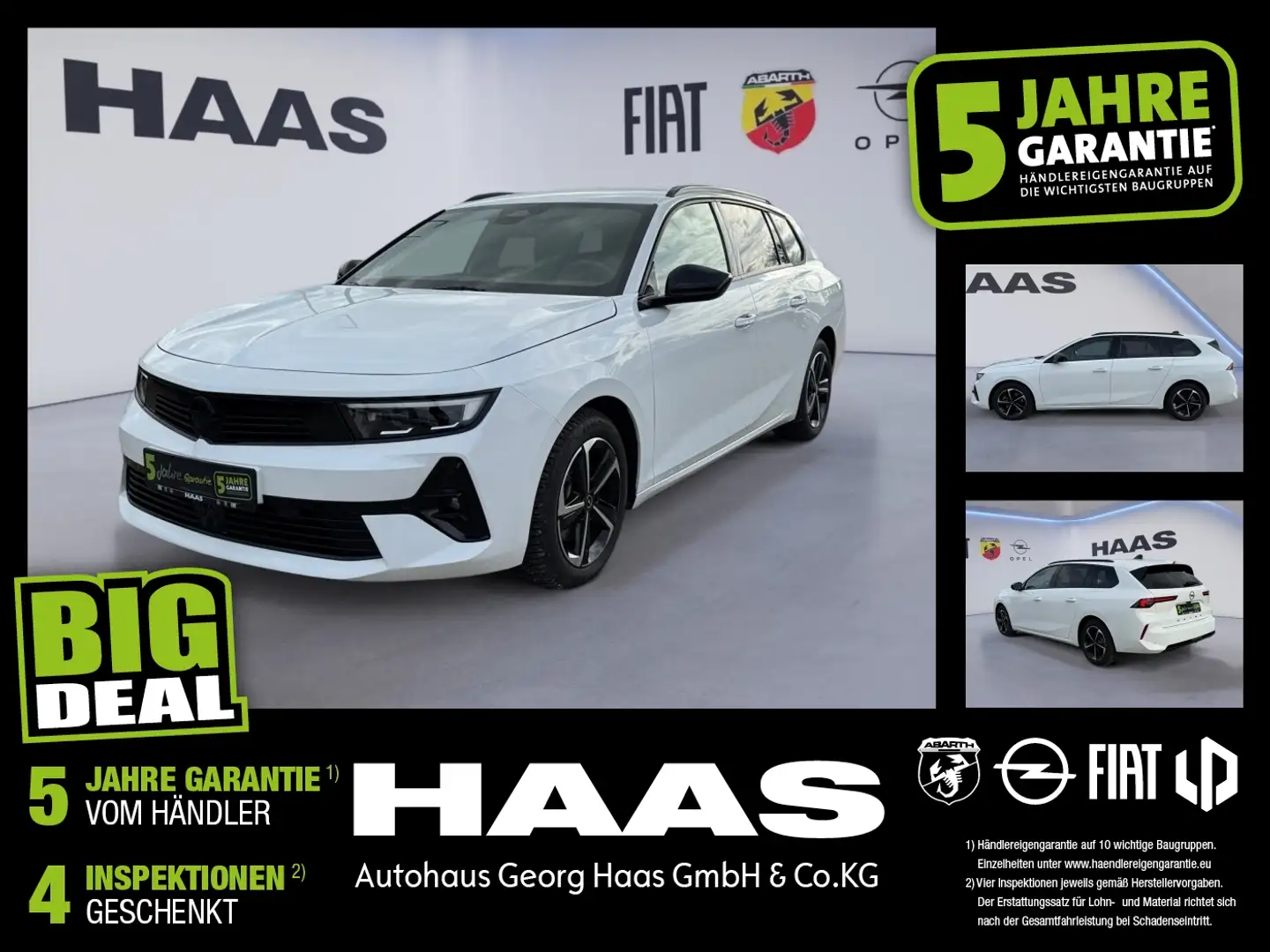 Opel Astra L ST 1.2 Turbo GS AHK, Kamera, Carplay Weiß - 1