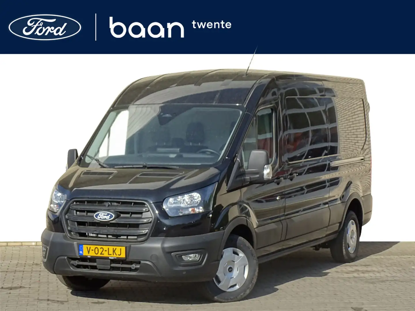 Ford Transit 350 2.0 TDCI L3H2 Trend 165 PK | 2x schuifdeur | T Zwart - 1