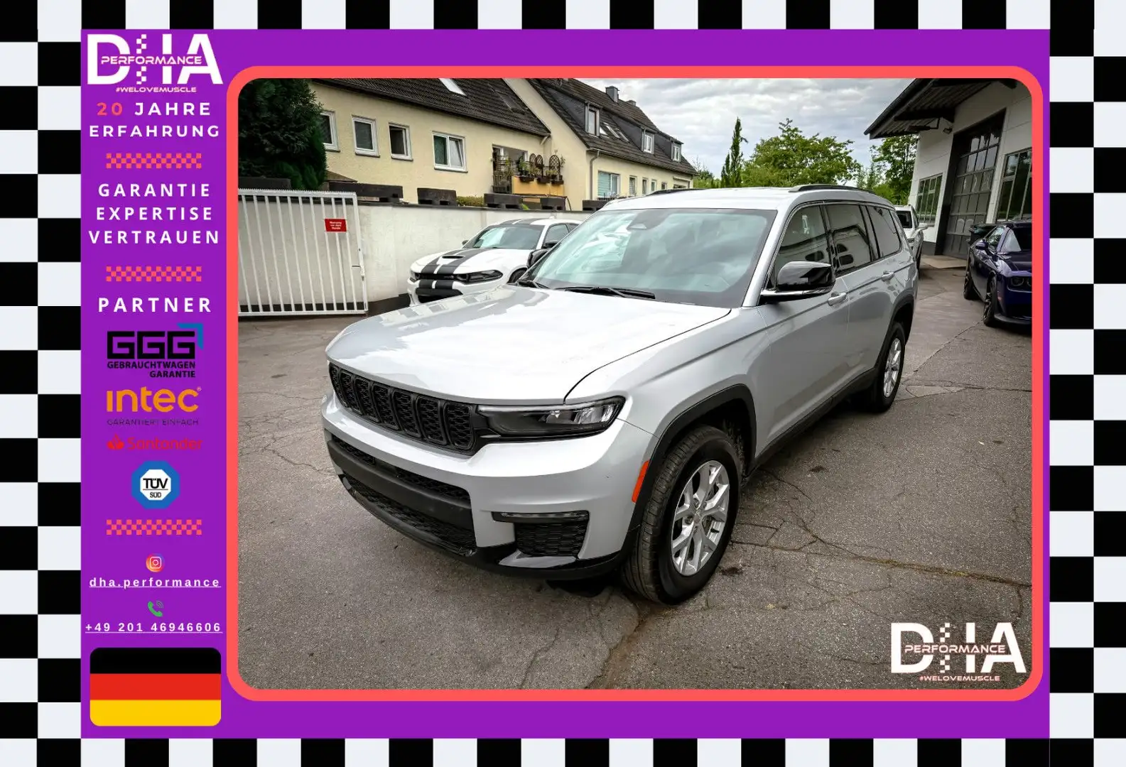 Jeep Grand Cherokee 3.6 V6 L LIMITED LED*4x4*GARANTIE Zilver - 1
