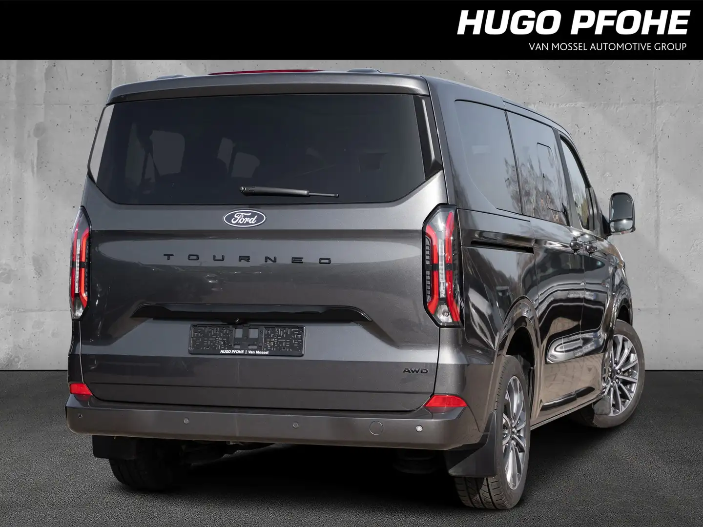 Ford Tourneo Custom 2.0 EcoBlue 320 L1 Titanium X AWD Gris - 2