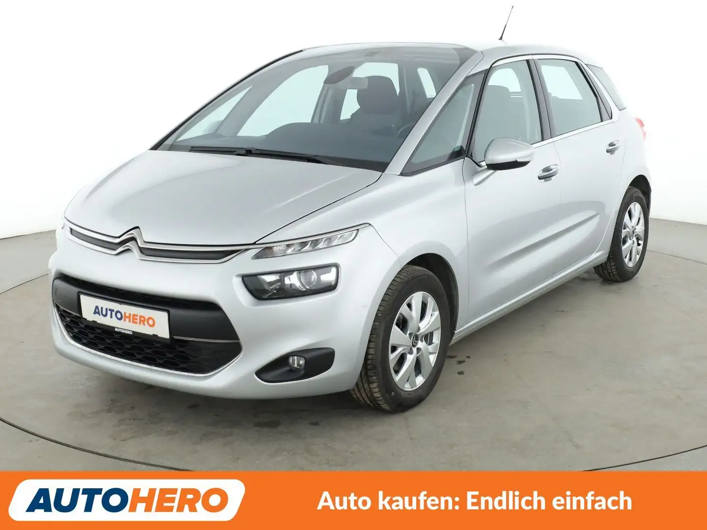 Citroen C4 Picasso 1.6 Blue-HDi Selection Aut.*NAVI*PDC* Silber - 1