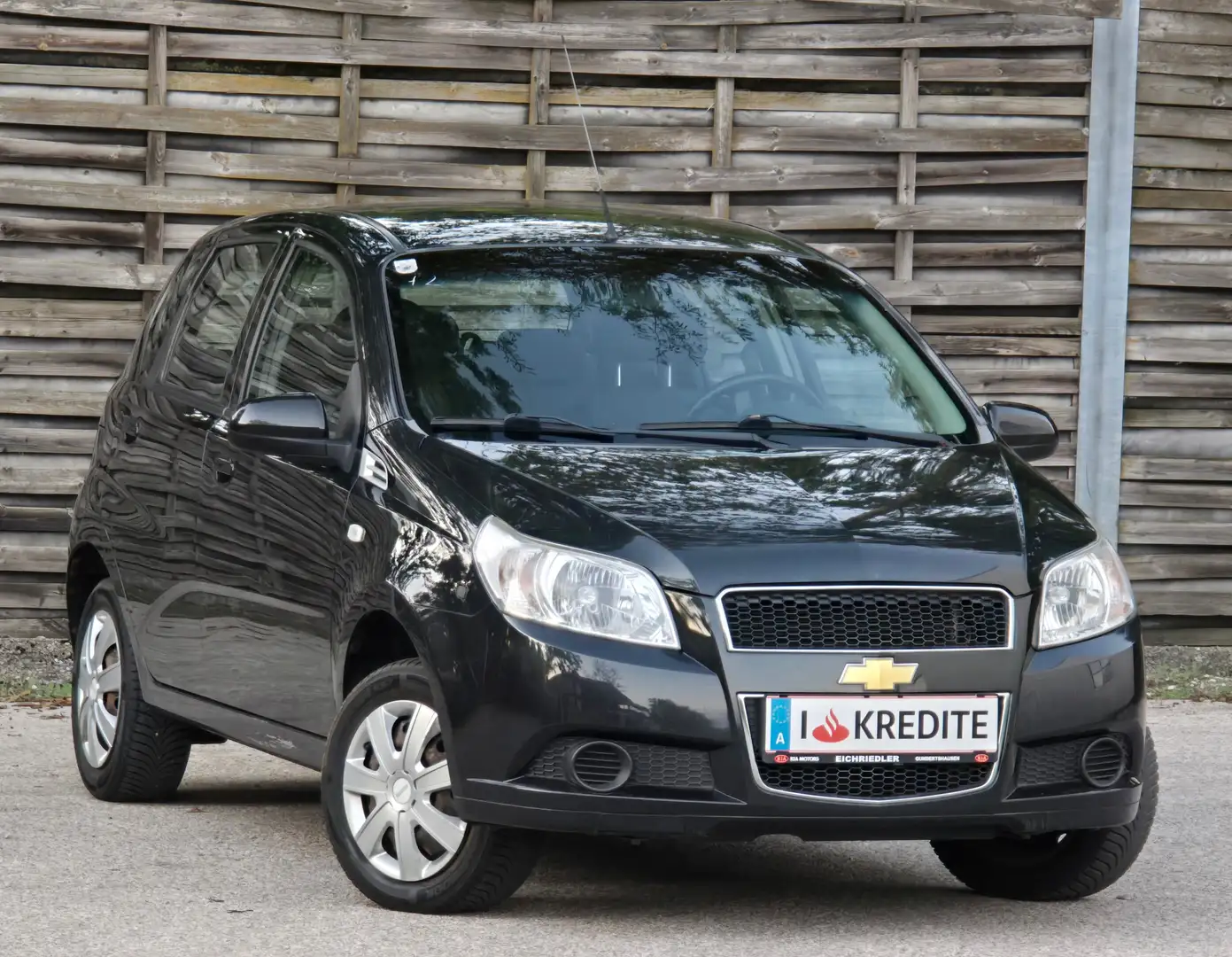 Chevrolet Aveo 1,2 LS Top* Kredit* Klima* Neues Pickerl* Gepflegt Schwarz - 2