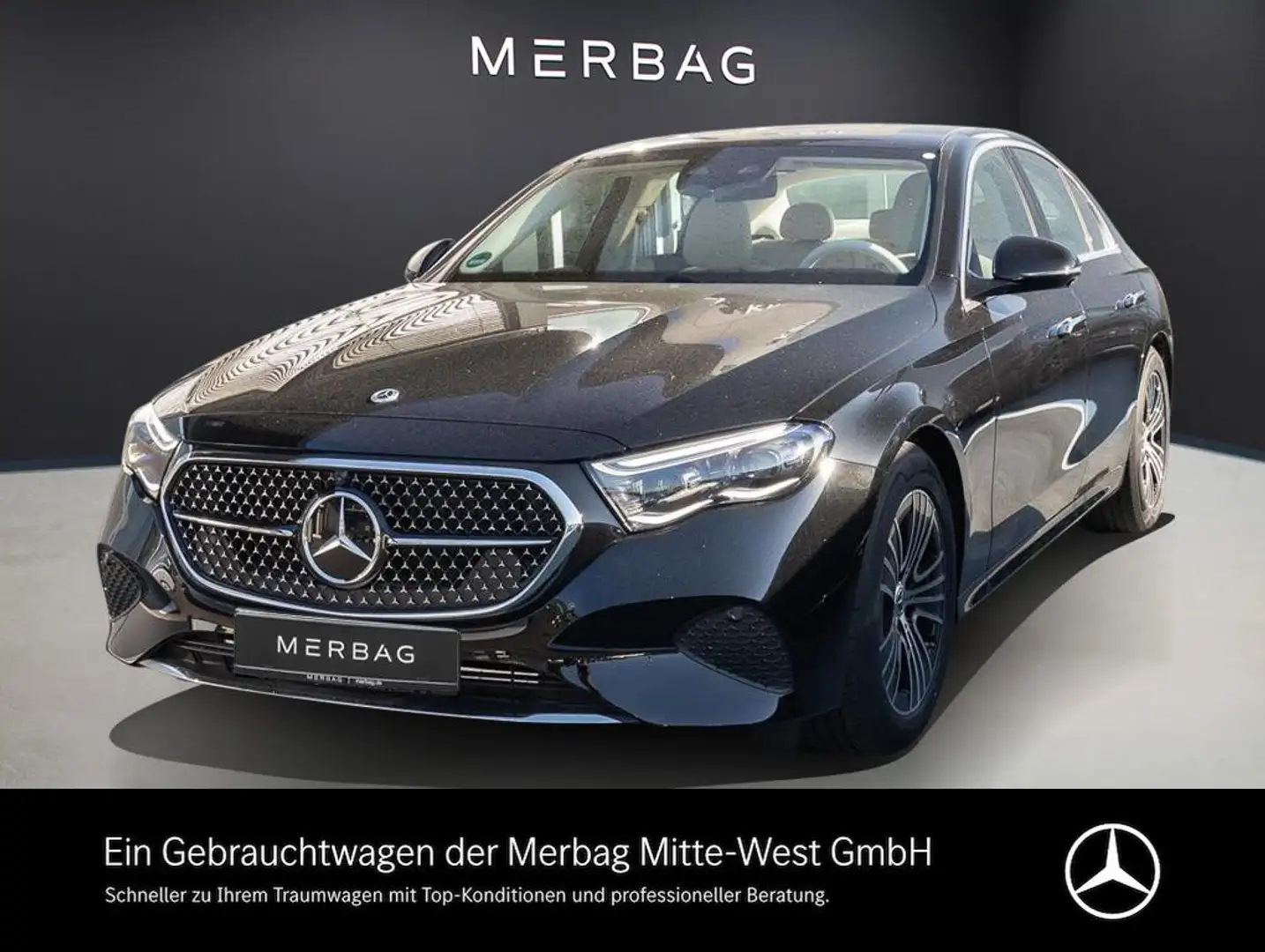 Mercedes-Benz E 200 d Limousine ACC LED Navi Pano SD SHZ 360 Schwarz - 1