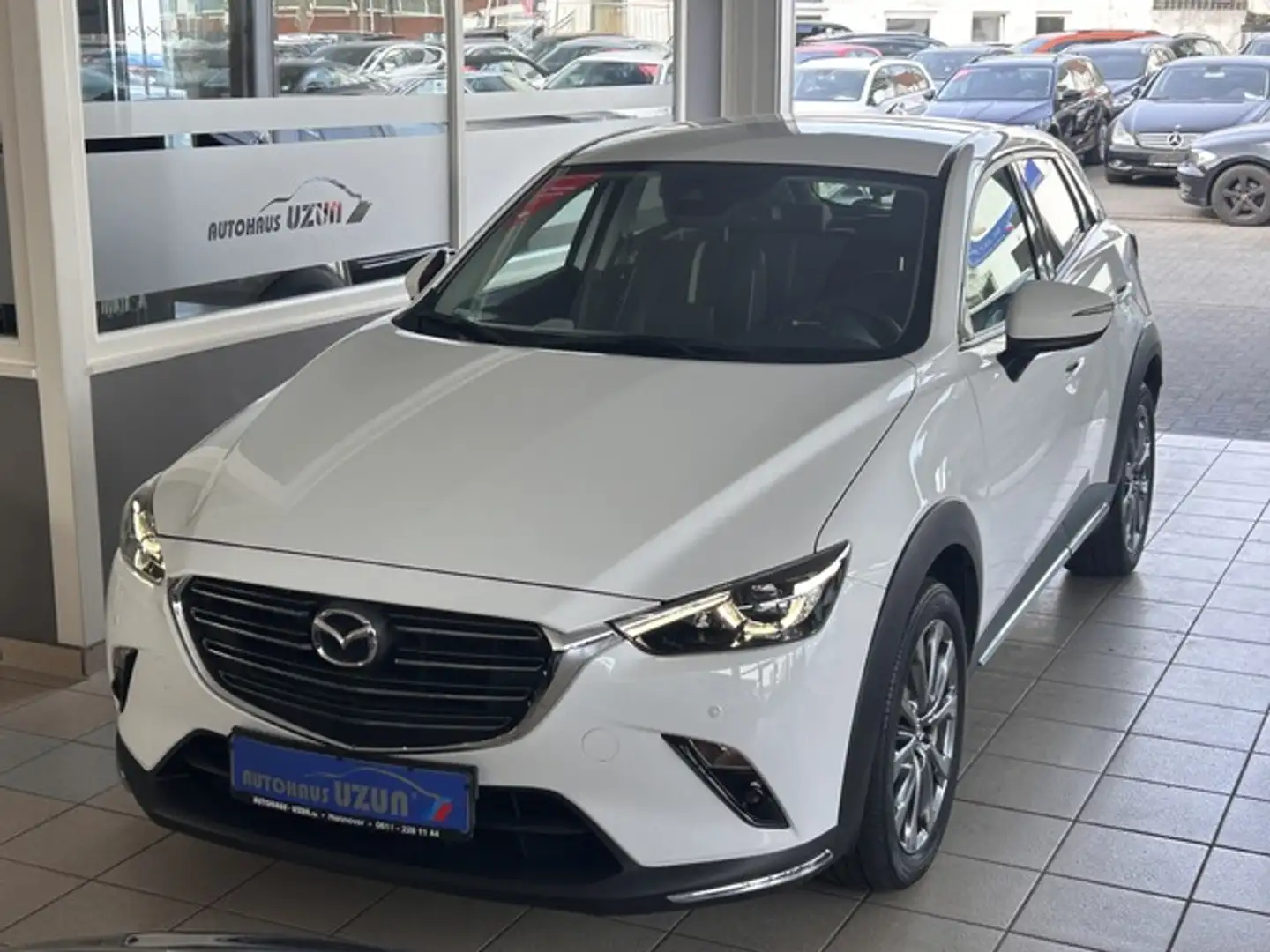 Mazda CX-3 2.0 Kangei Leder Navi HUD Keyless Memory White - 1