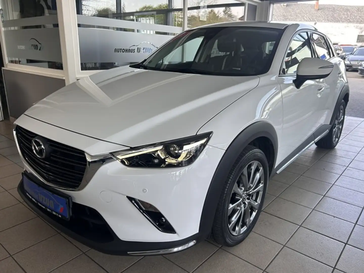 Mazda CX-3 2.0 Kangei Leder Navi HUD Keyless Memory White - 2