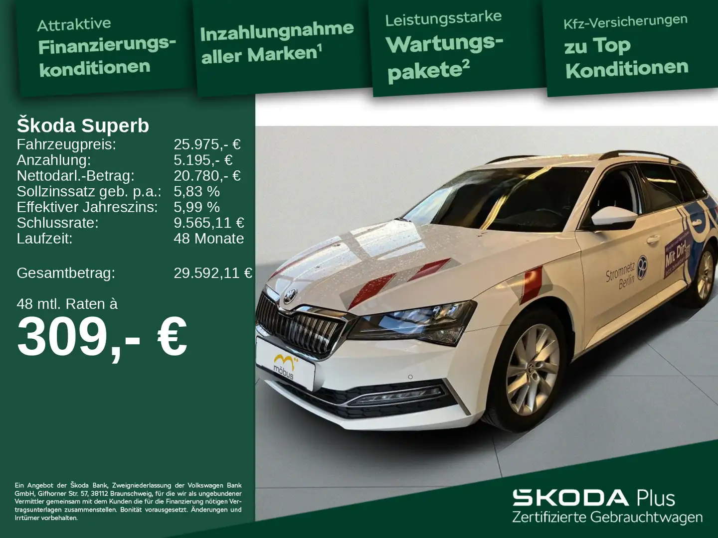 Skoda Superb Combi 1.4 TSI Ambition iV *DSG*APP*RFK*LE Weiß - 1