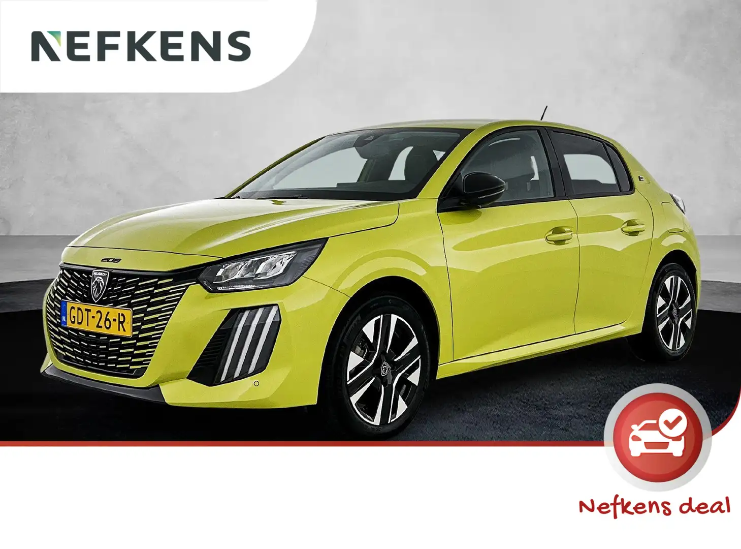 Peugeot e-208 EV Style 50 kWh 136pk Automaat 3-Fase Laden | Navi Geel - 1