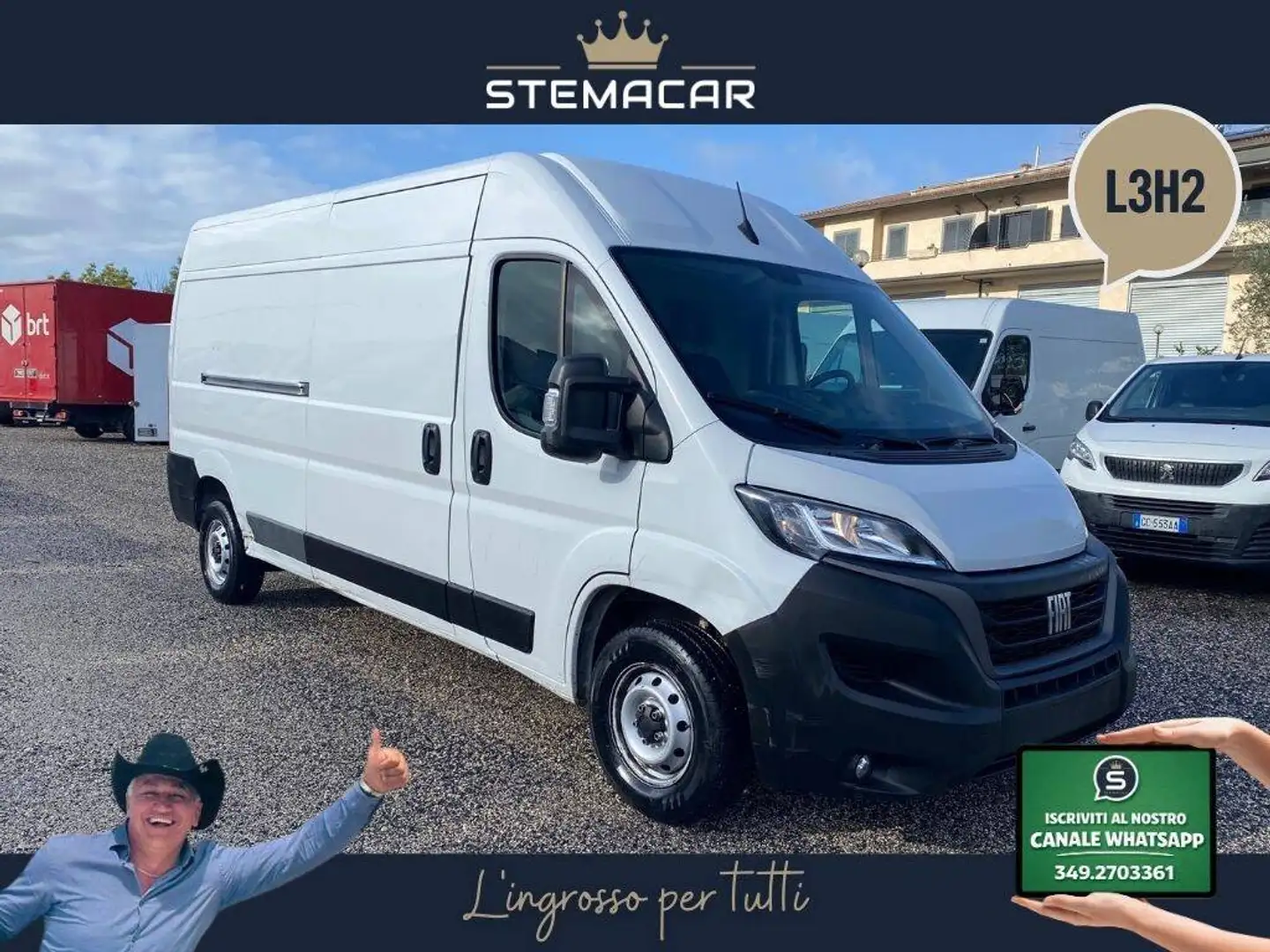 Fiat Ducato 35 LH2 2.2 mjt3 140cv serie 8 +iva Weiß - 1