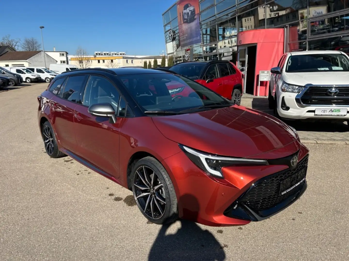 Toyota Corolla Touring Sports Hybrid 2,0L GR Sport Piros - 2