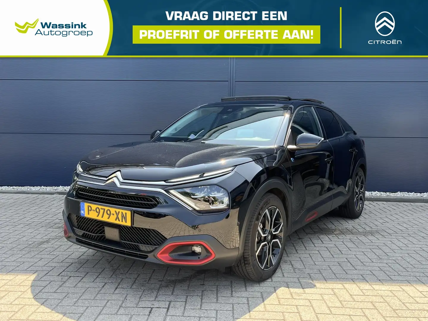 Citroen E-C4 Electric EV 50kWh 136pk Shine | Elektrisch Verstelbare Stoe Zwart - 1