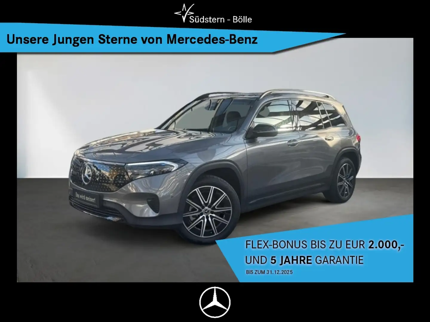 Mercedes-Benz EQB 300 4M PANO+MEMORY+NIGHT+DISTRONIC+360°+NAVI Grau - 1